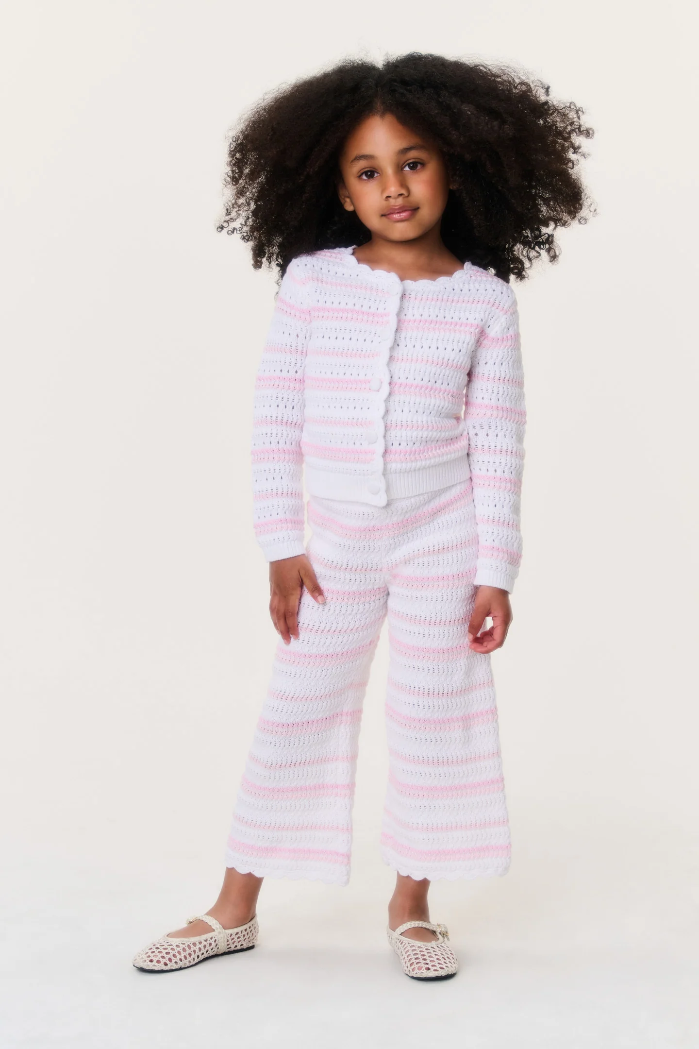 Little Girls Fawna Crochet Pant - Image 2