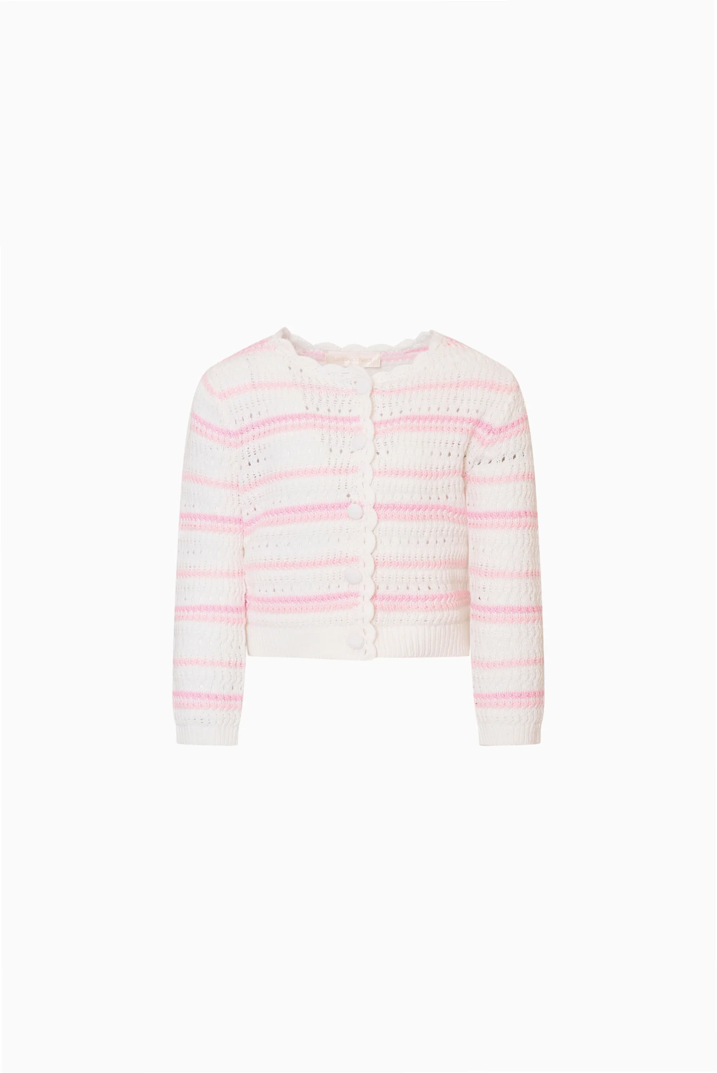 Little Girls Amarilly Crochet Cardigan - Image 4