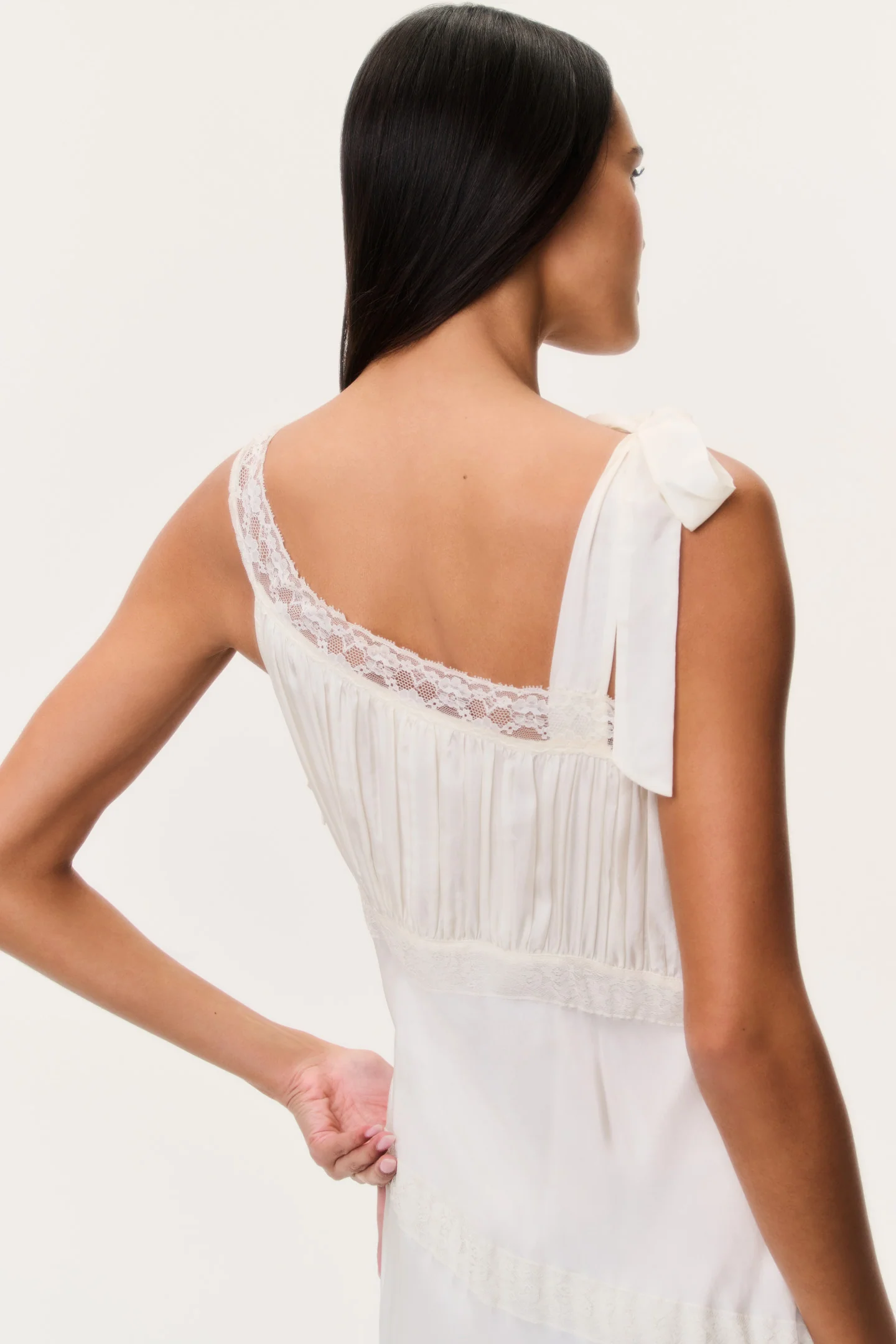 Andresy Silk Asymmetrical Maxi Dress - Image 6