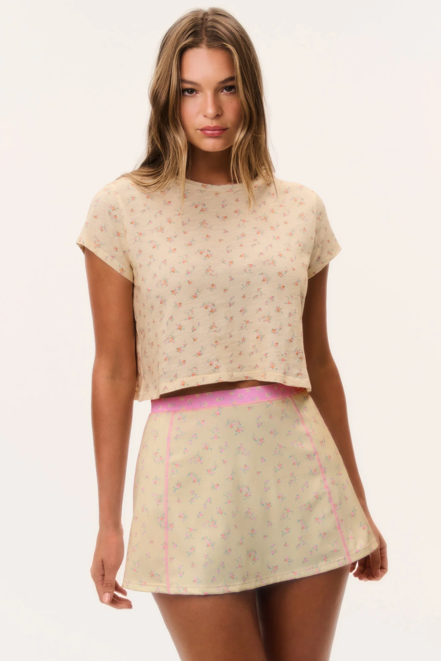 Annelie Lemon Haze Active Skort - Image 2