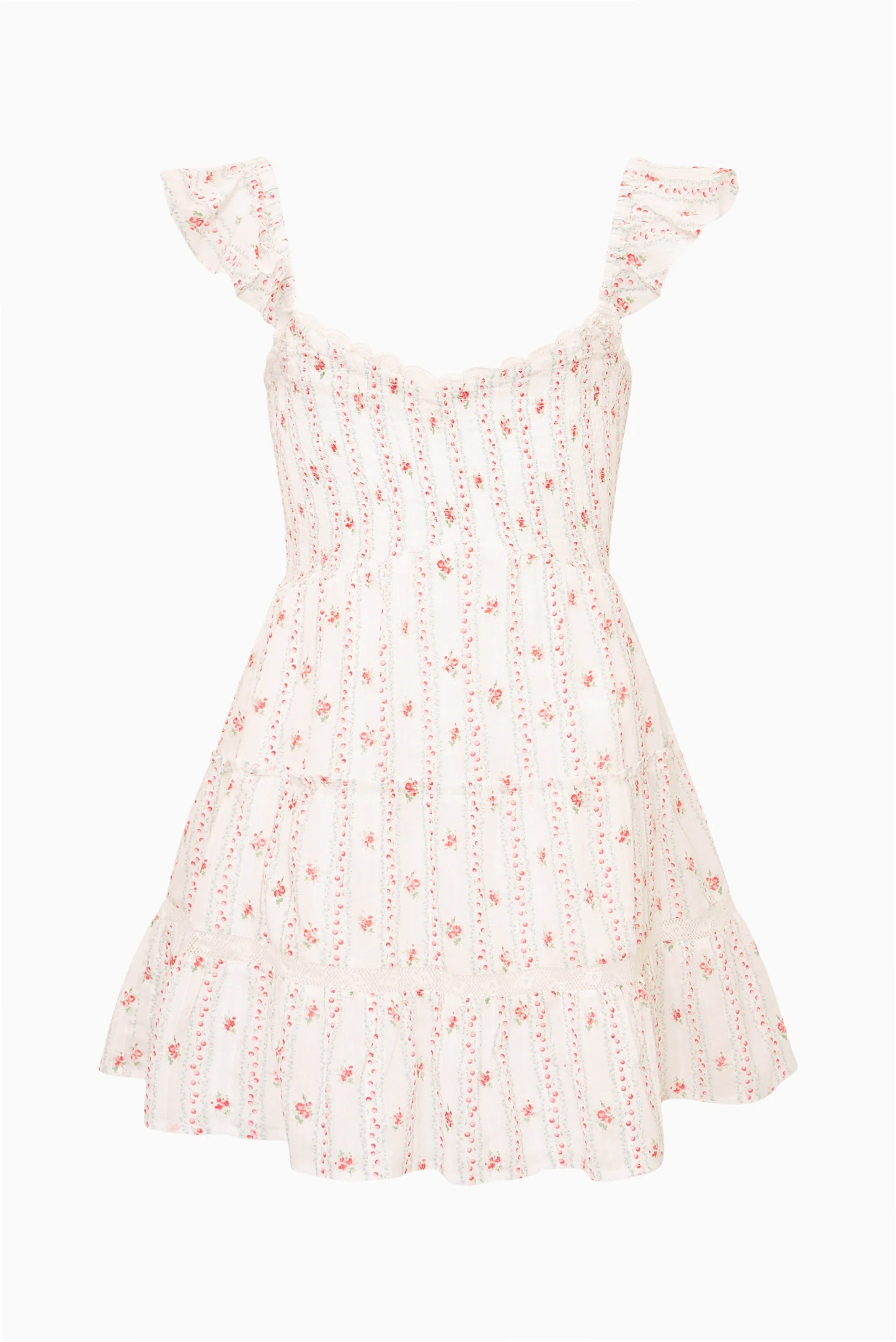 Tween Cherry Stripe Avenora Dress - Image 5