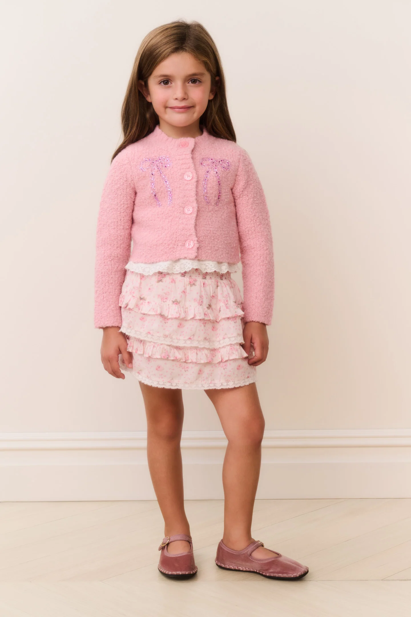 Girls Billie Garden Floral Skirt