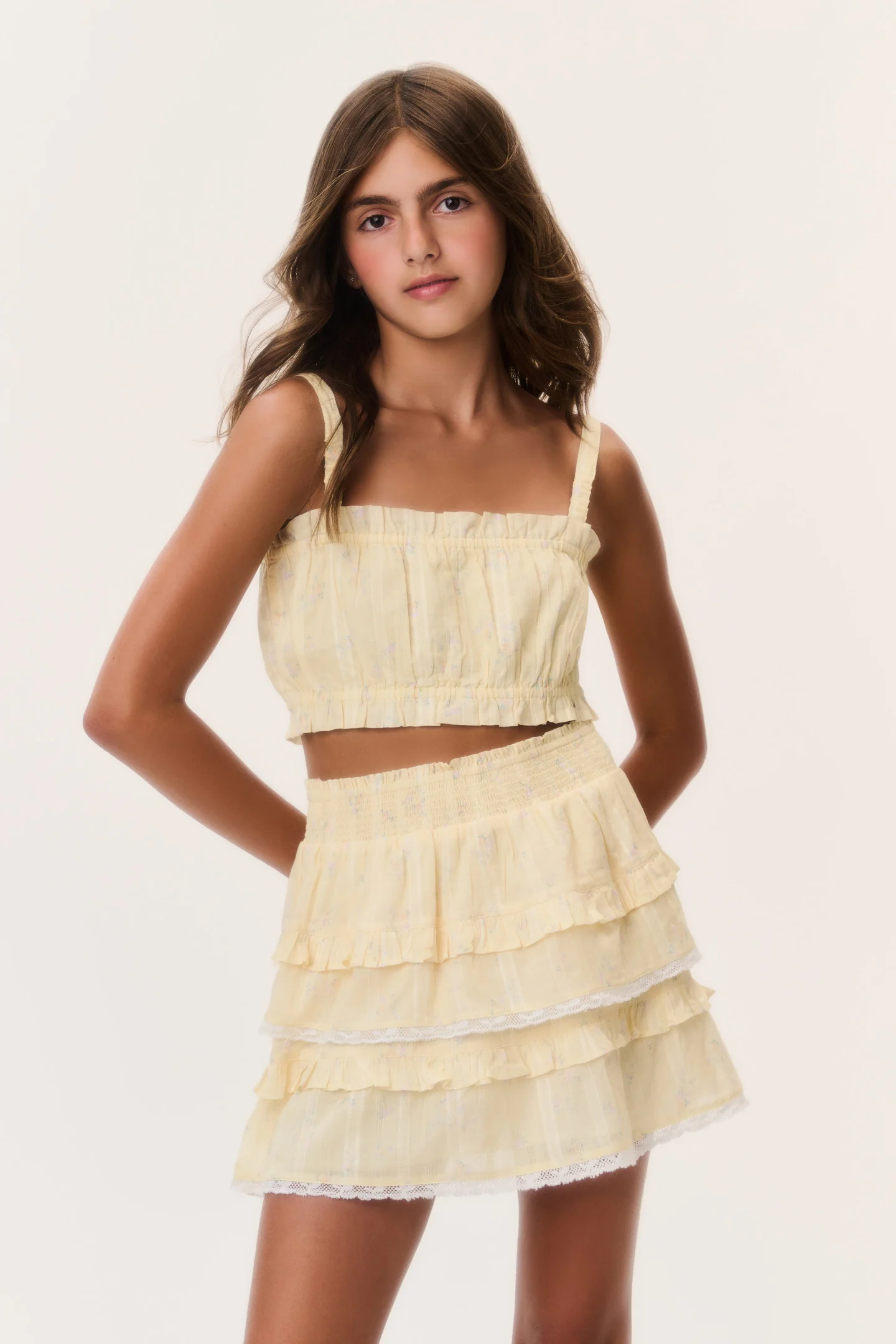 Tween Ditsy Floral Billie Skirt - Image 4