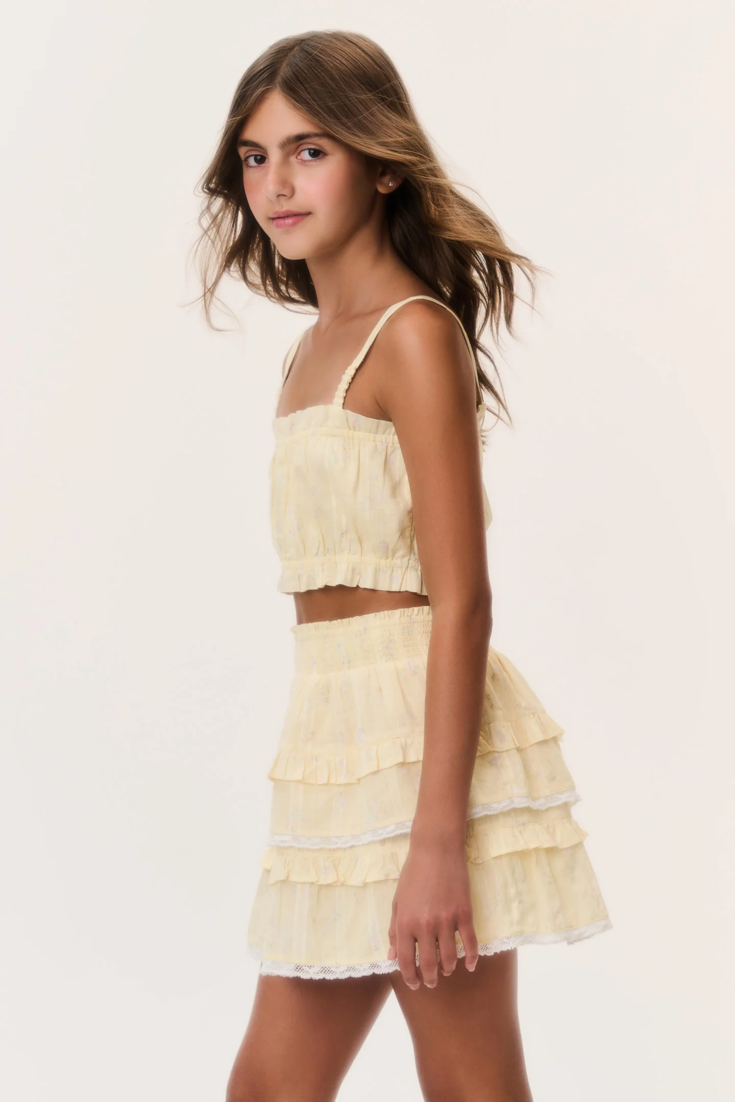 Tween Ditsy Floral Billie Skirt - Image 5