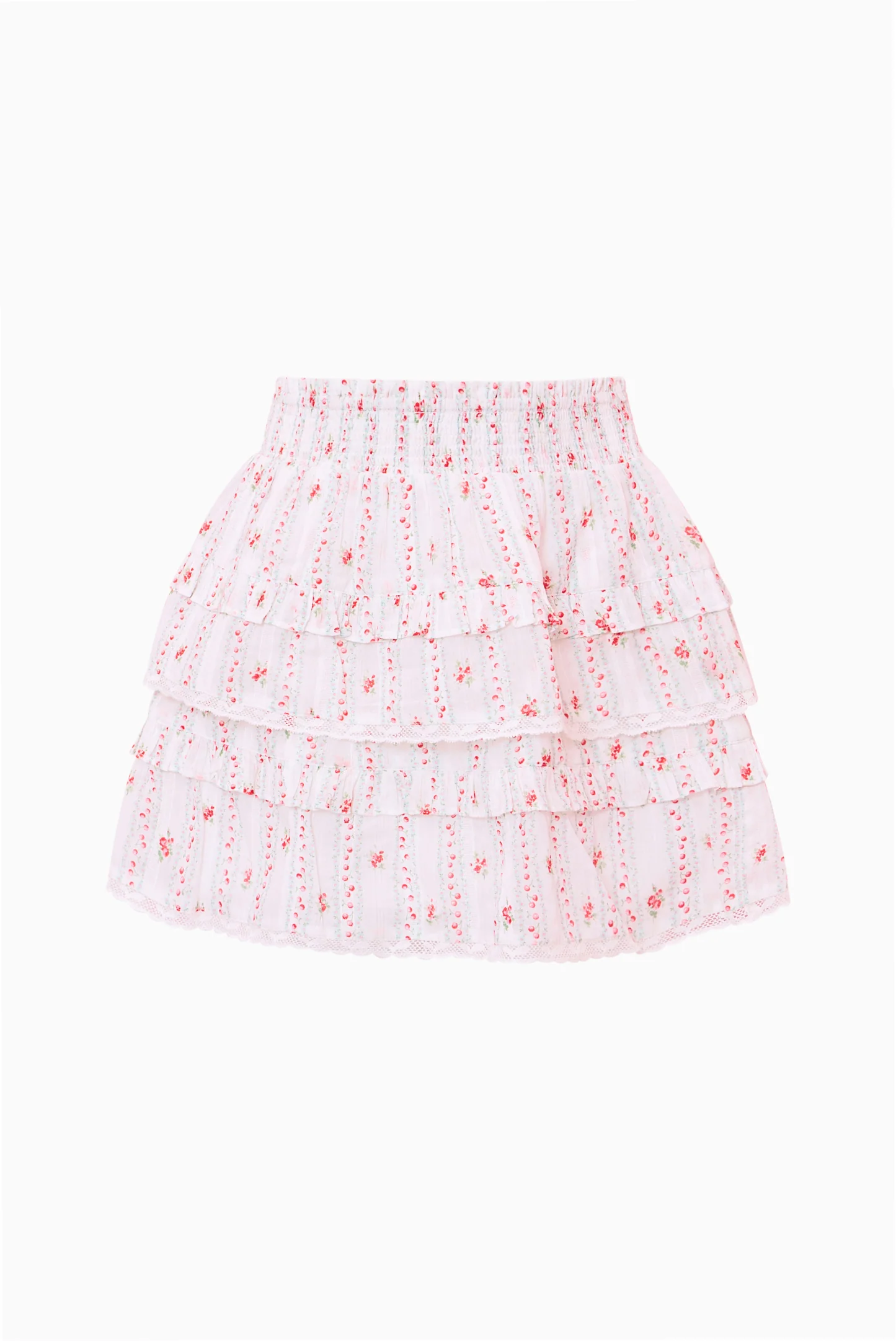 Tween Cherry Stripe Billie Skirt - Image 6