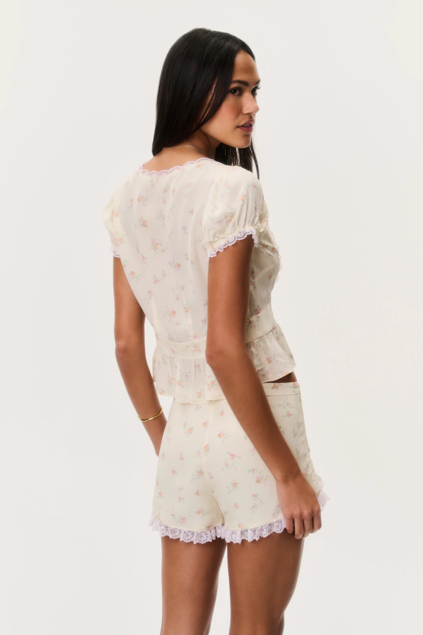 Bondy Floral Short Sleeve Blouse - Image 3