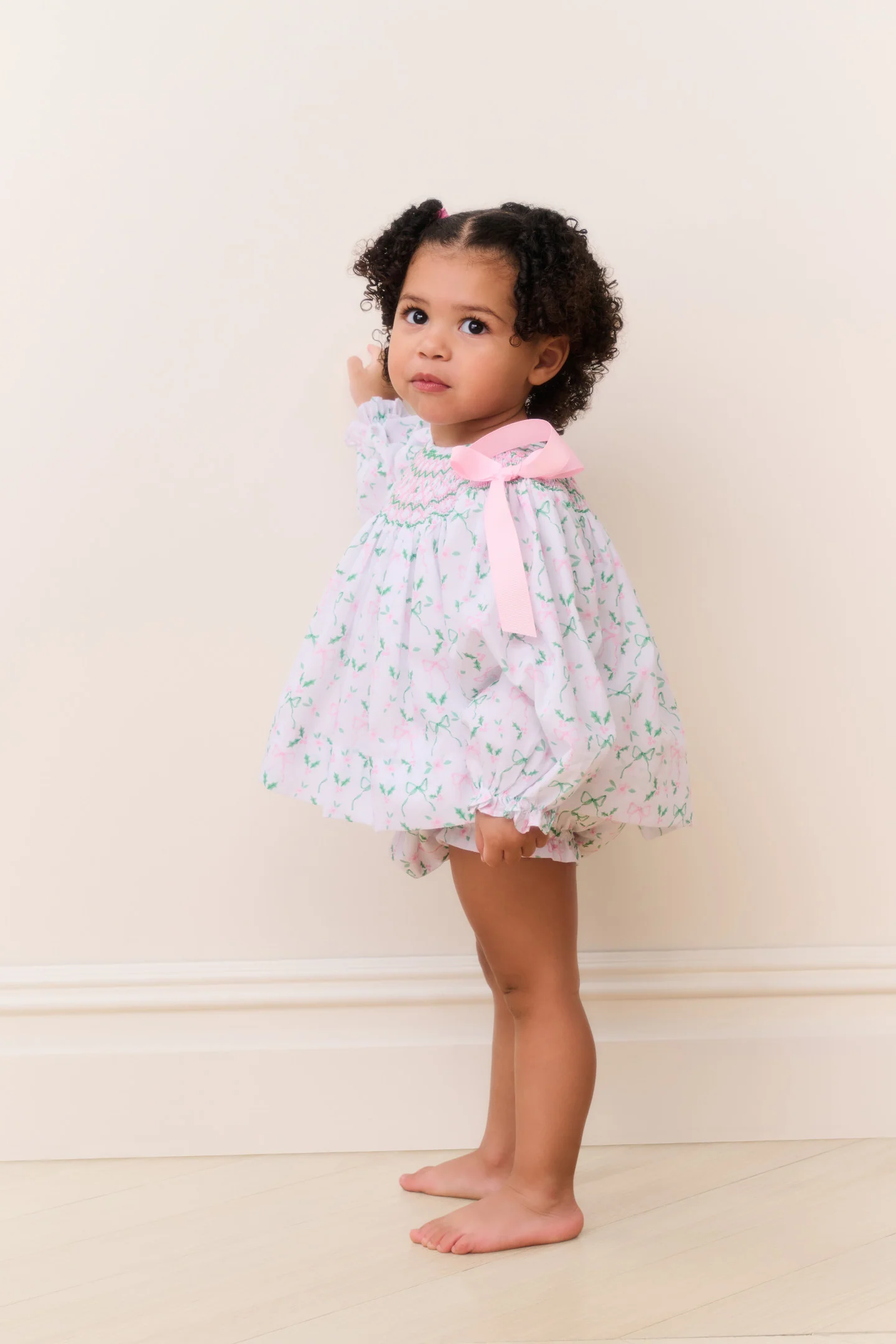 Cecil & Lou Baby Smocked Holiday Set - Image 2