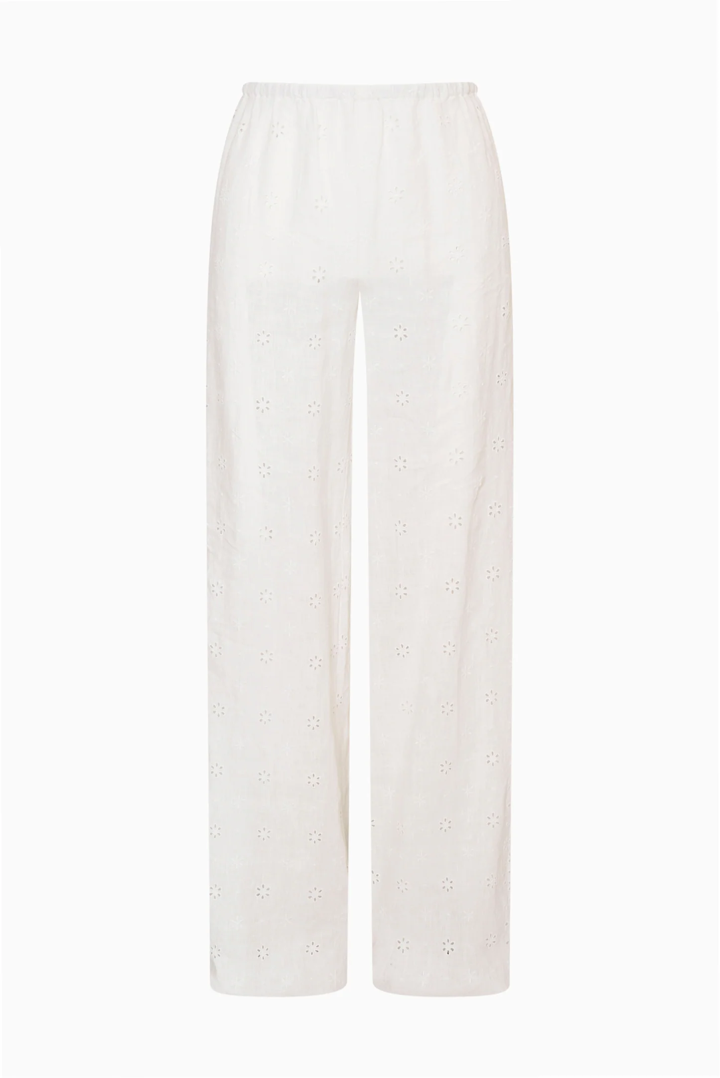 Cinna Eyelet Linen Pant - Image 5