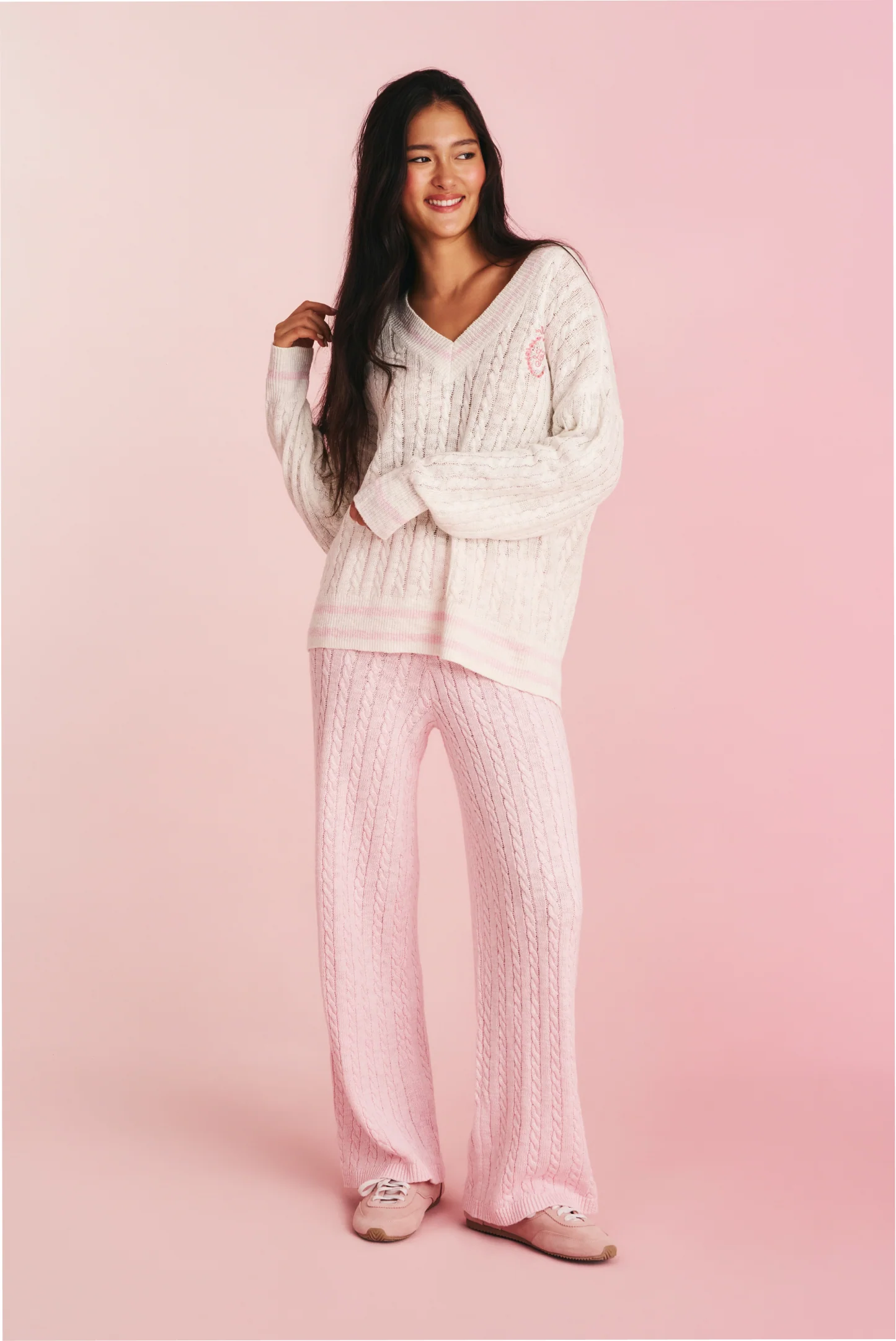 Clarabeth Cable Knit Pants - Image 3