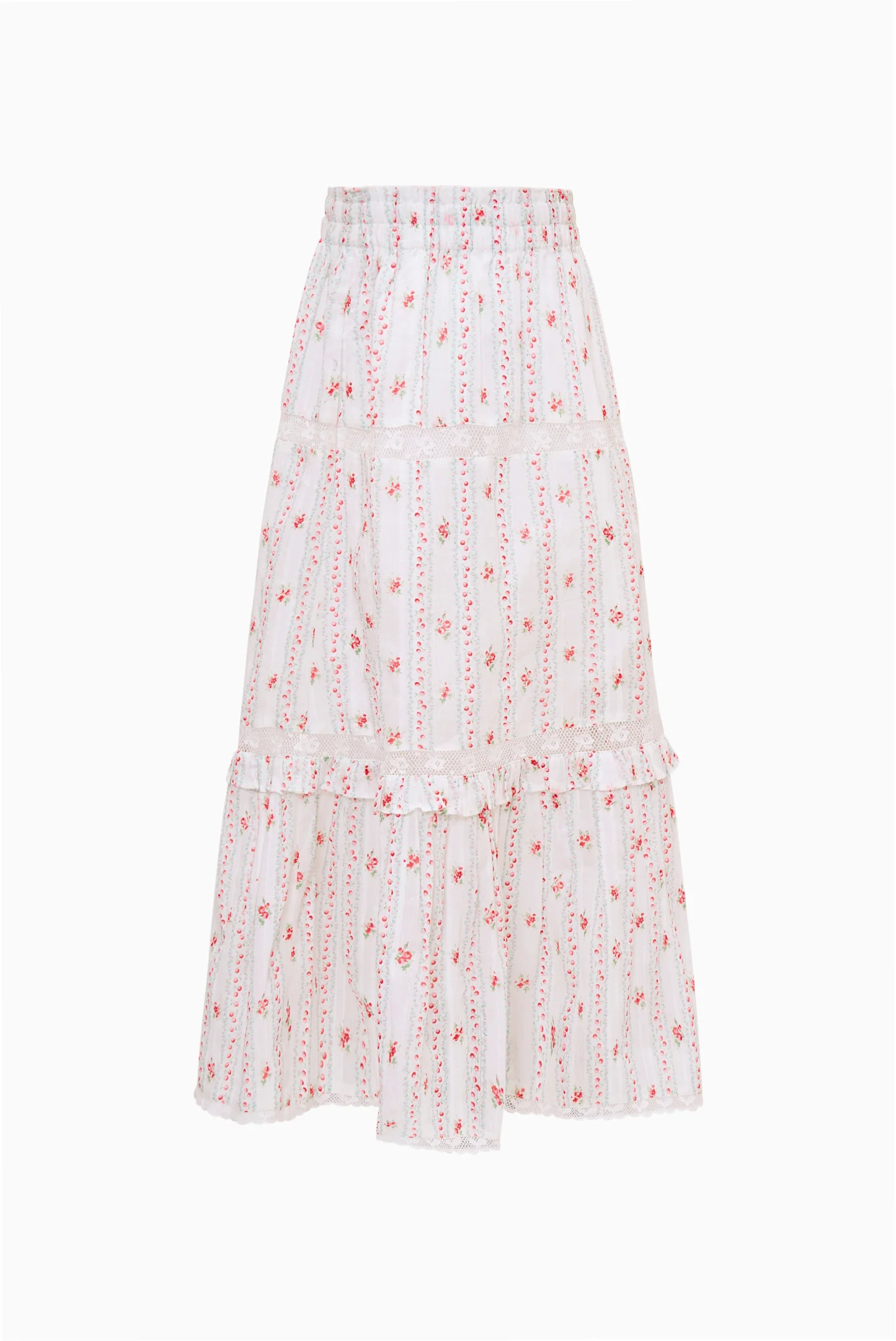 Tween Cherry Stripe Colina Skirt - Image 6