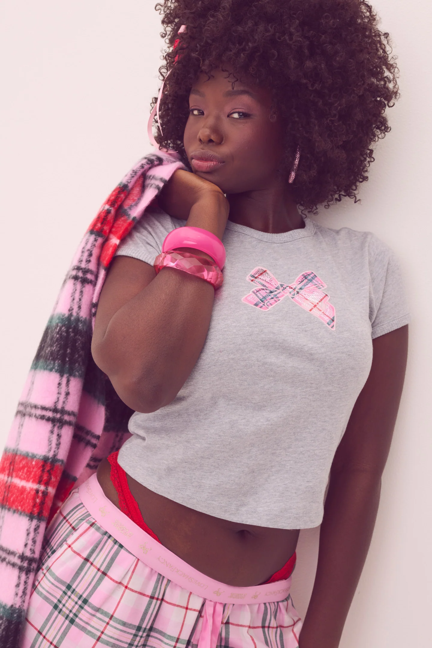 PINK x LoveShackFancy Cotton Baby Tee - Image 2