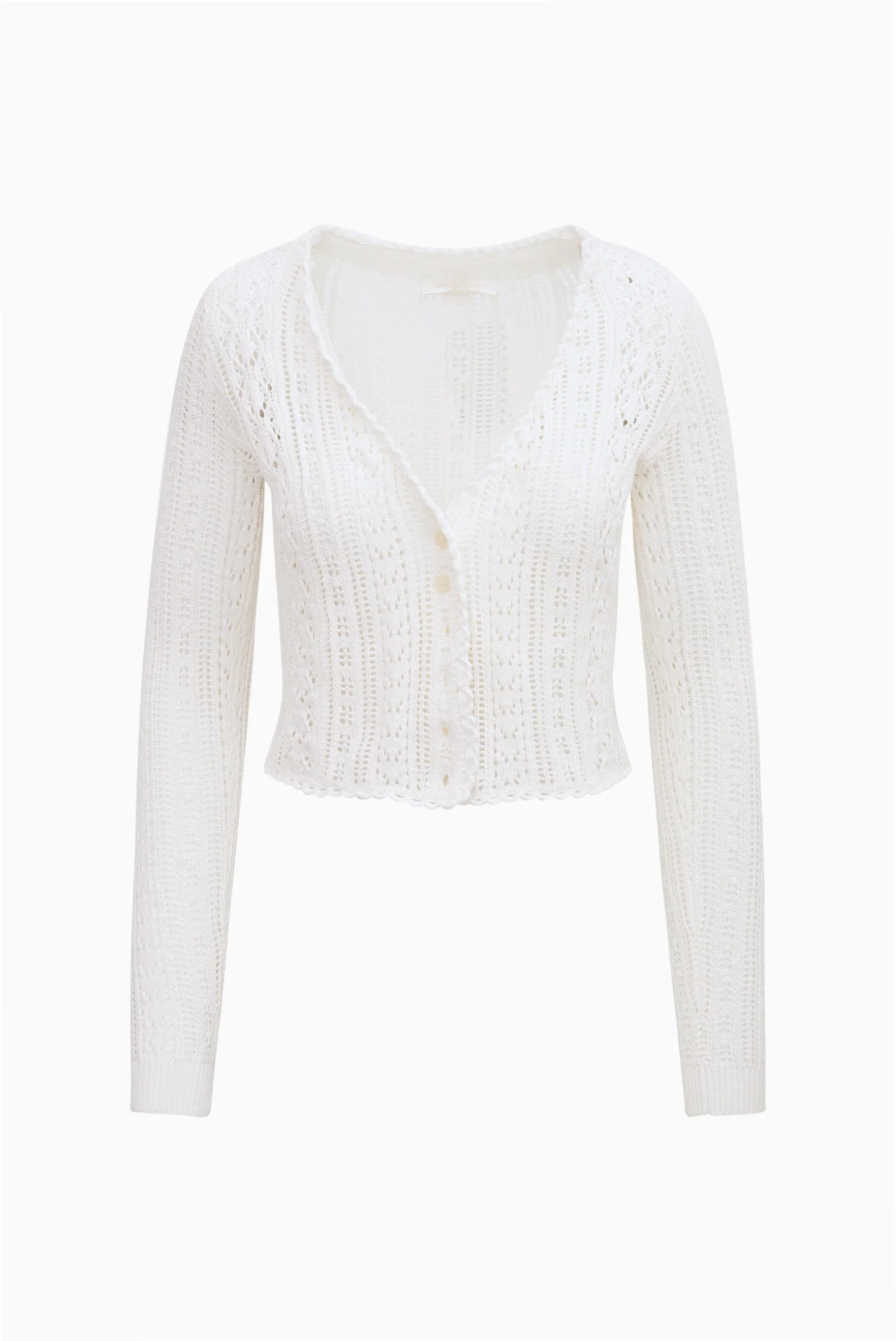 Danilara Cotton Crochet Cardigan - Image 6