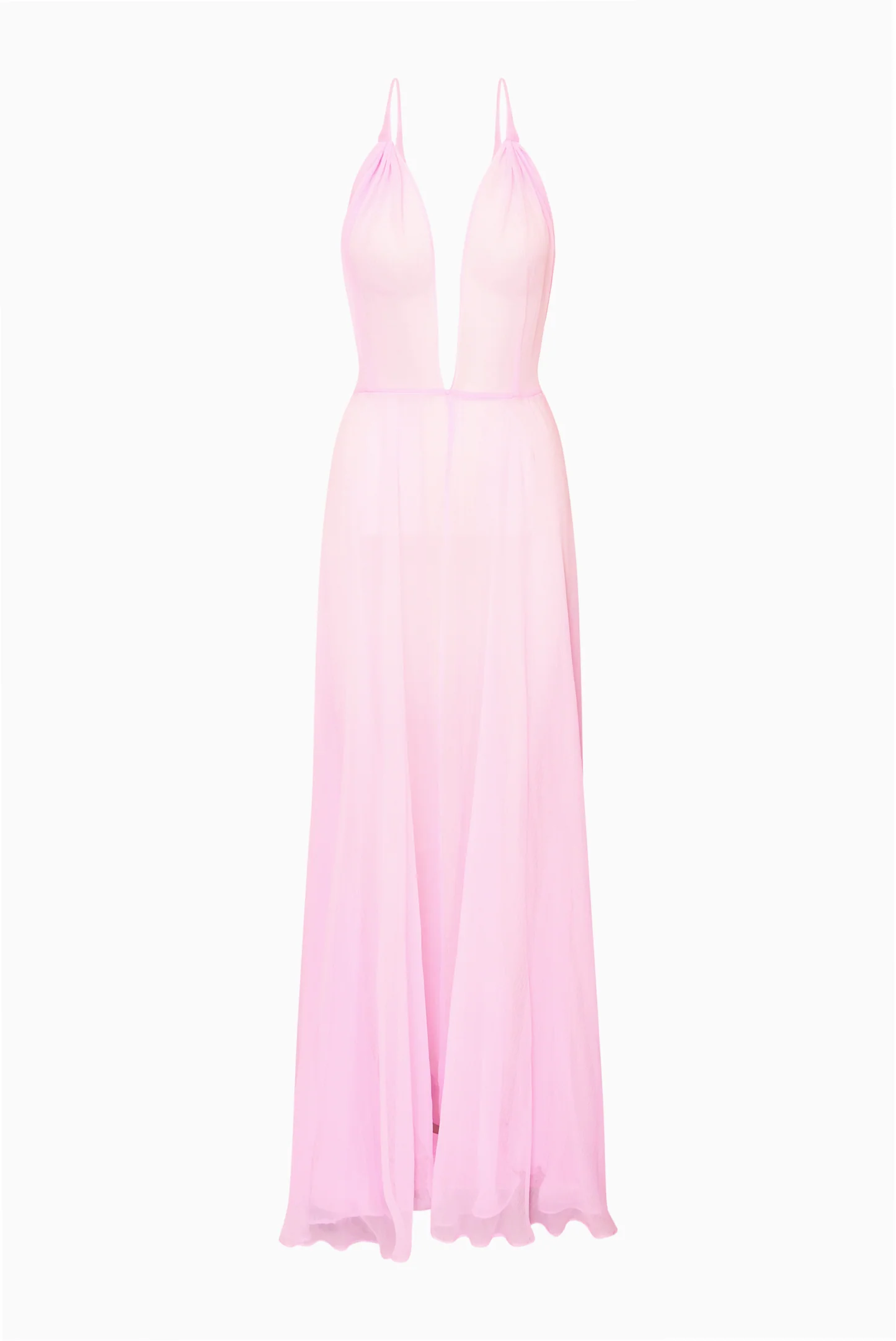 Dayna Chiffon Open Back Maxi Dress - Image 7