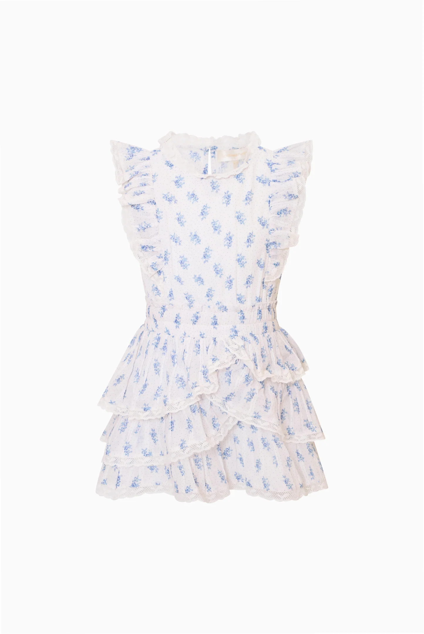Little Girls Indigo Cloud Decker Dress - Image 4