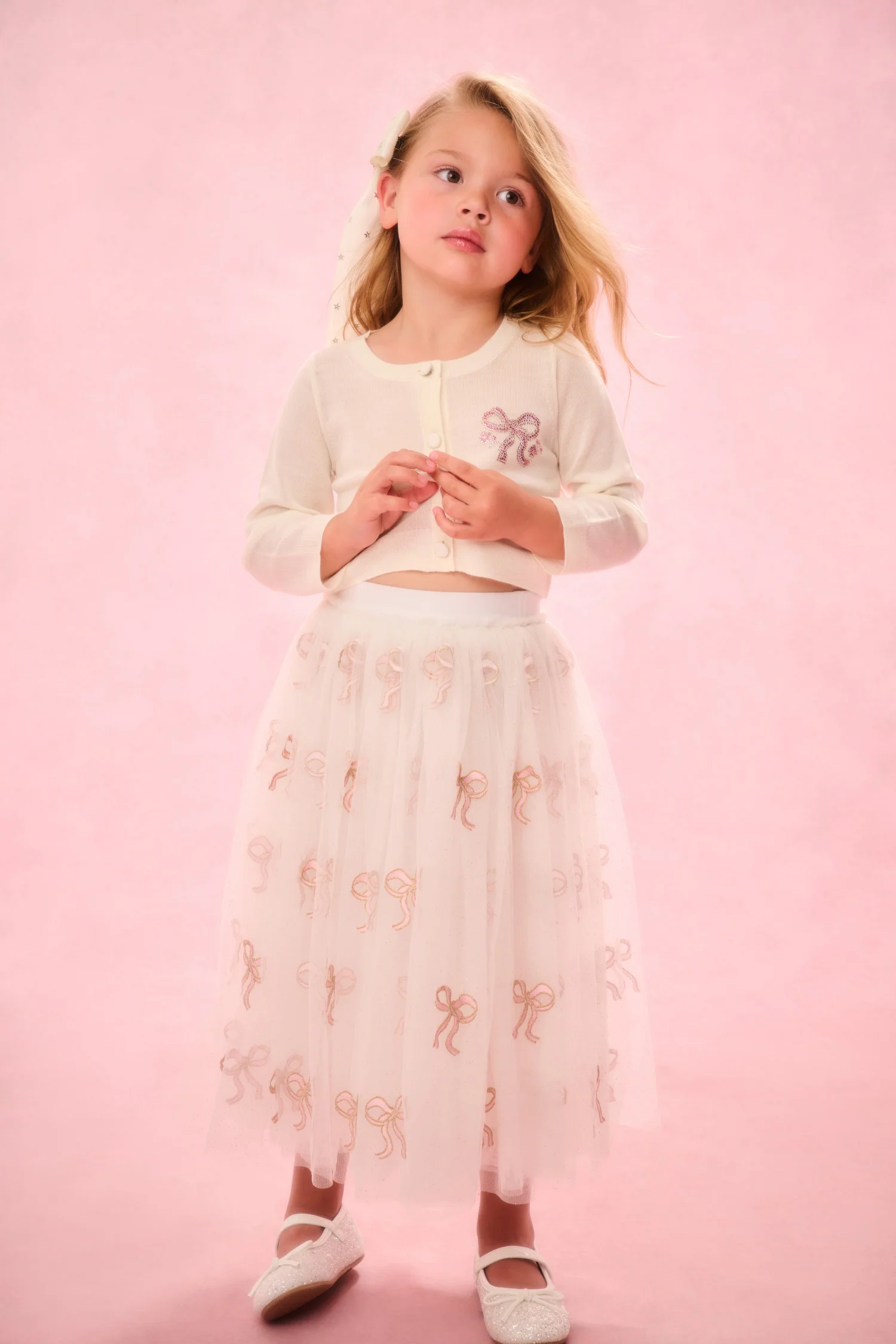 Little Girls Ebett Secret Crush Cardigan