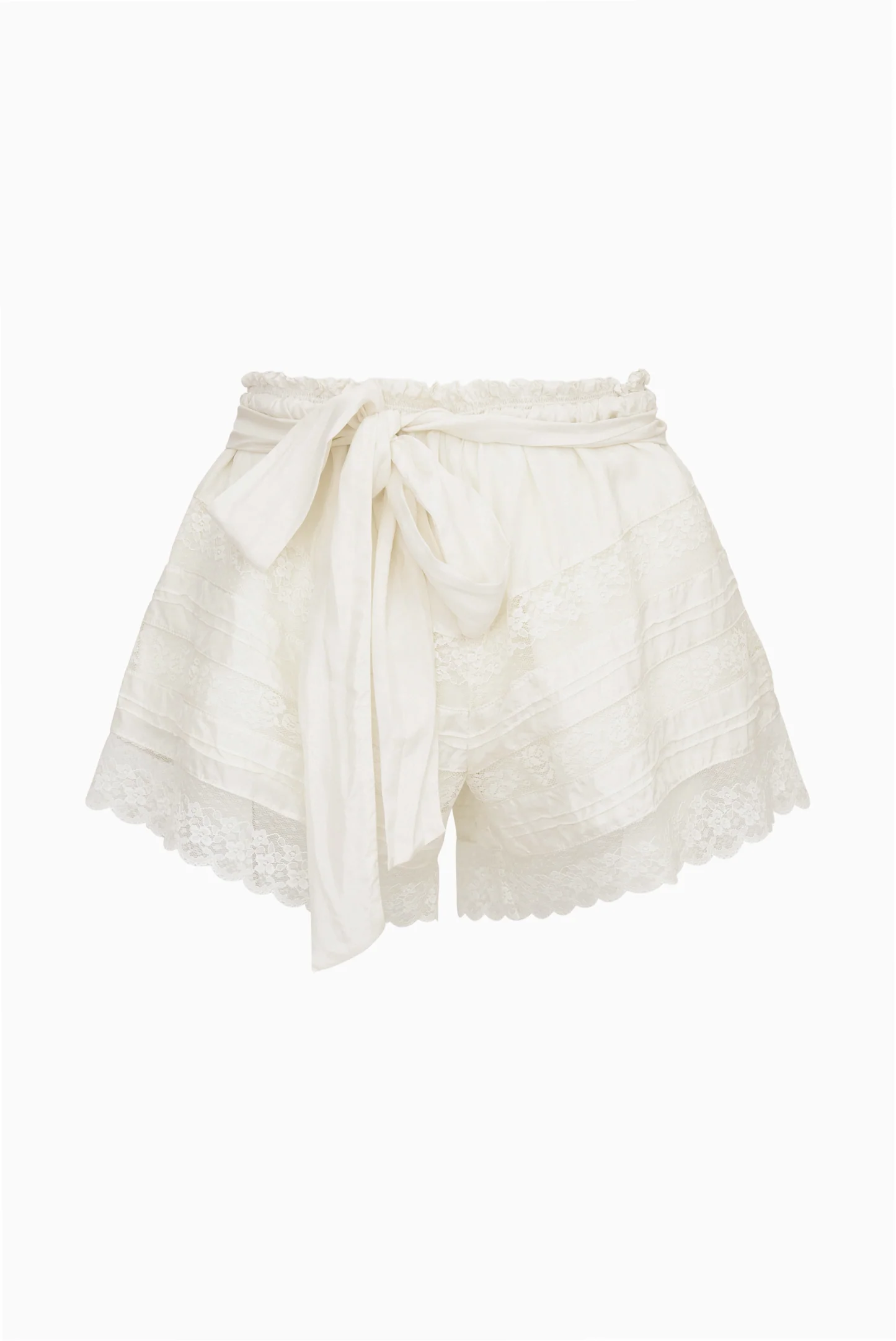 Emanuela Silk Lace Shorts - Image 6