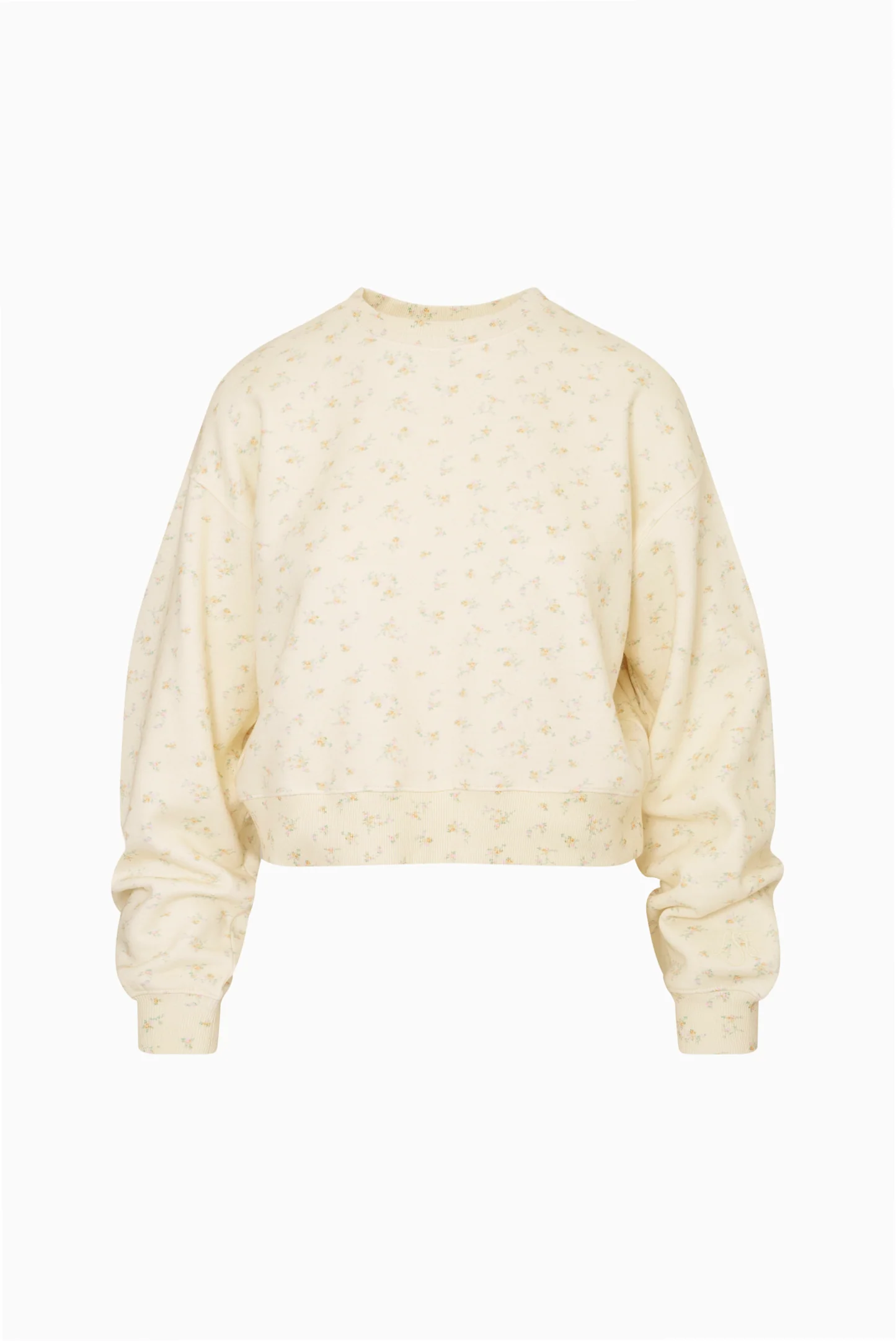 Emparo Cropped Ditsy Floral Pullover - Image 5