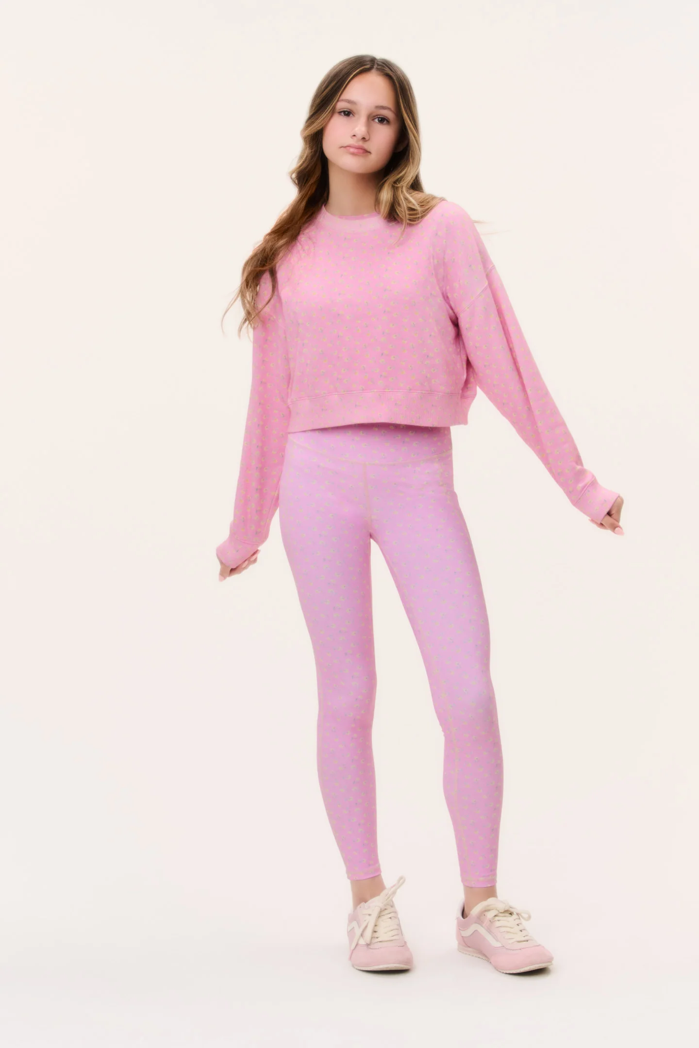 Tween Ditsy Floral Emparo Pullover - Image 2