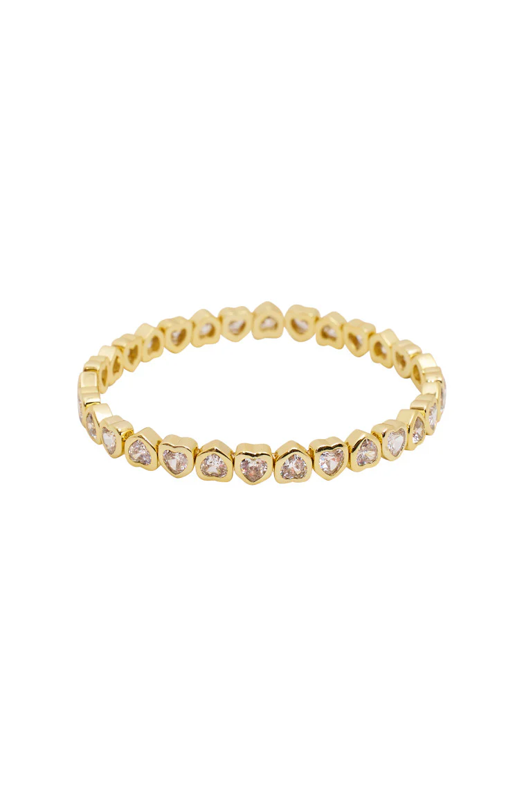 Erin Wachs Small Heart Stretch Bracelet - Image 2