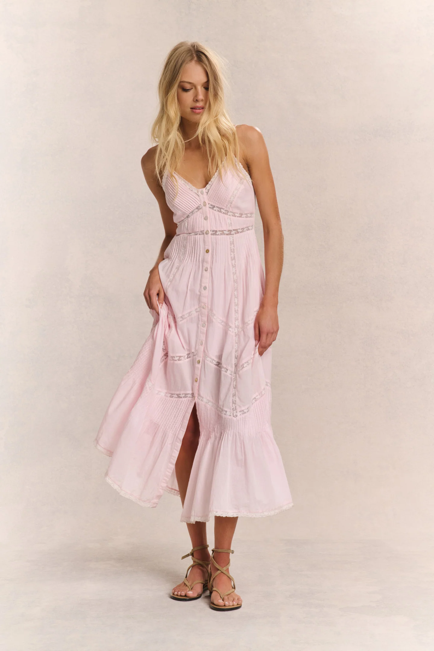 Esilda Heritage Cotton Midi Dress - Image 2