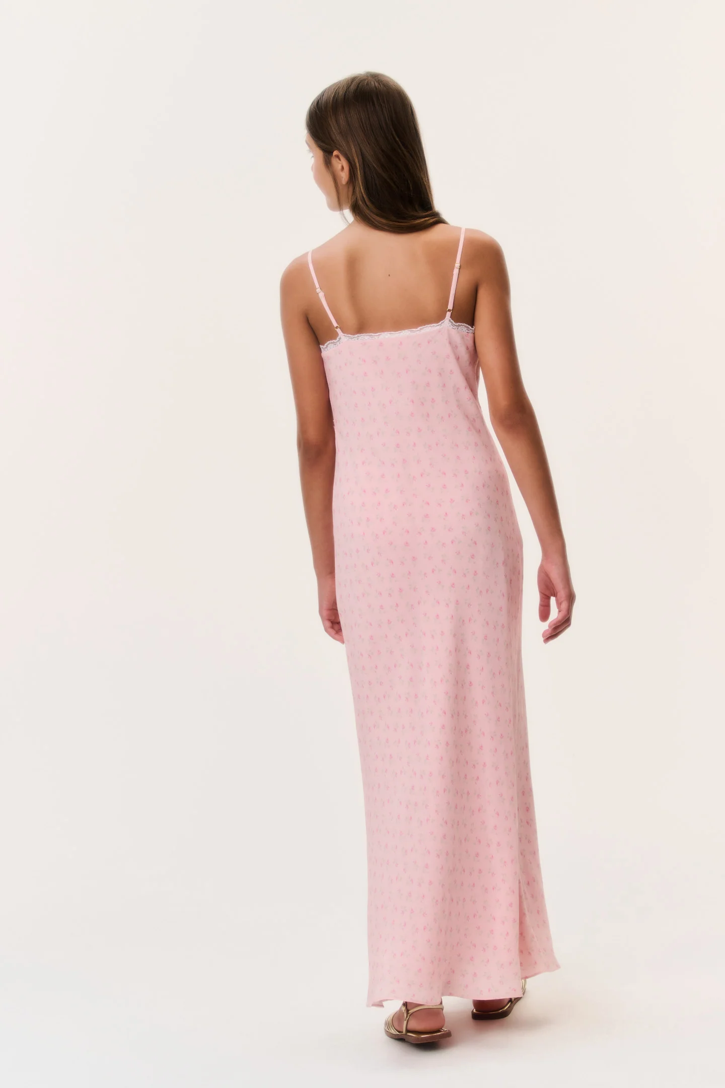 Tween Floral Crepe Esmaril Dress - Image 4