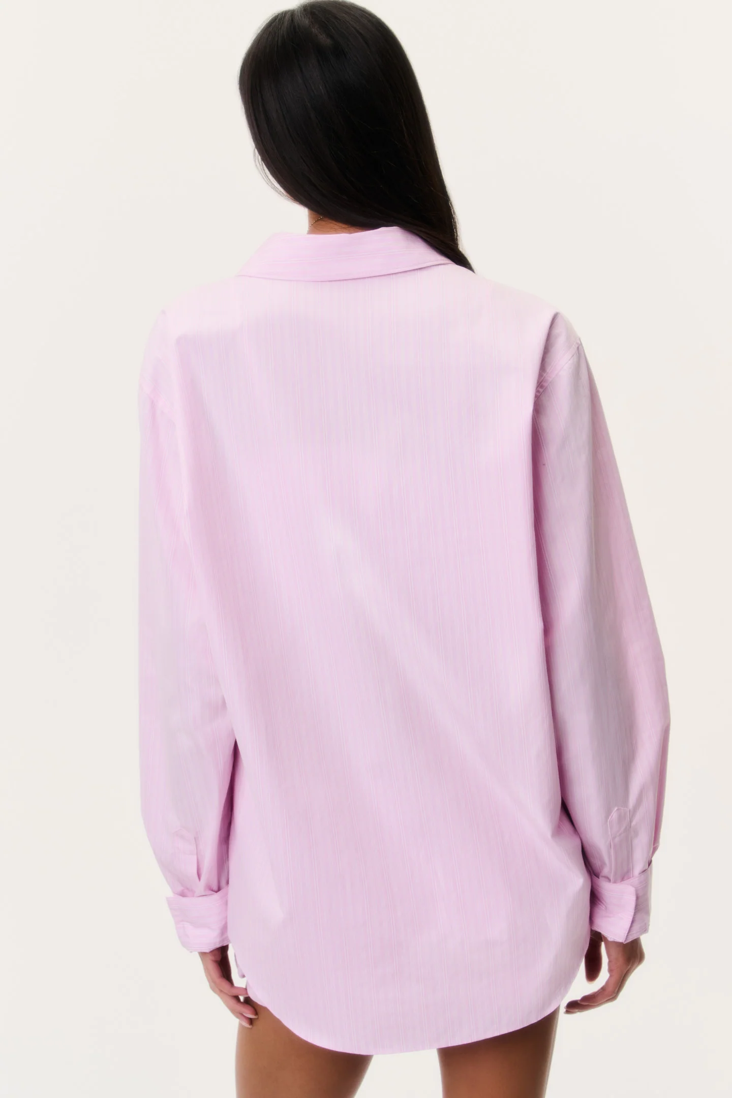 Hudley Pinstripe Unisex Shirt - Image 5