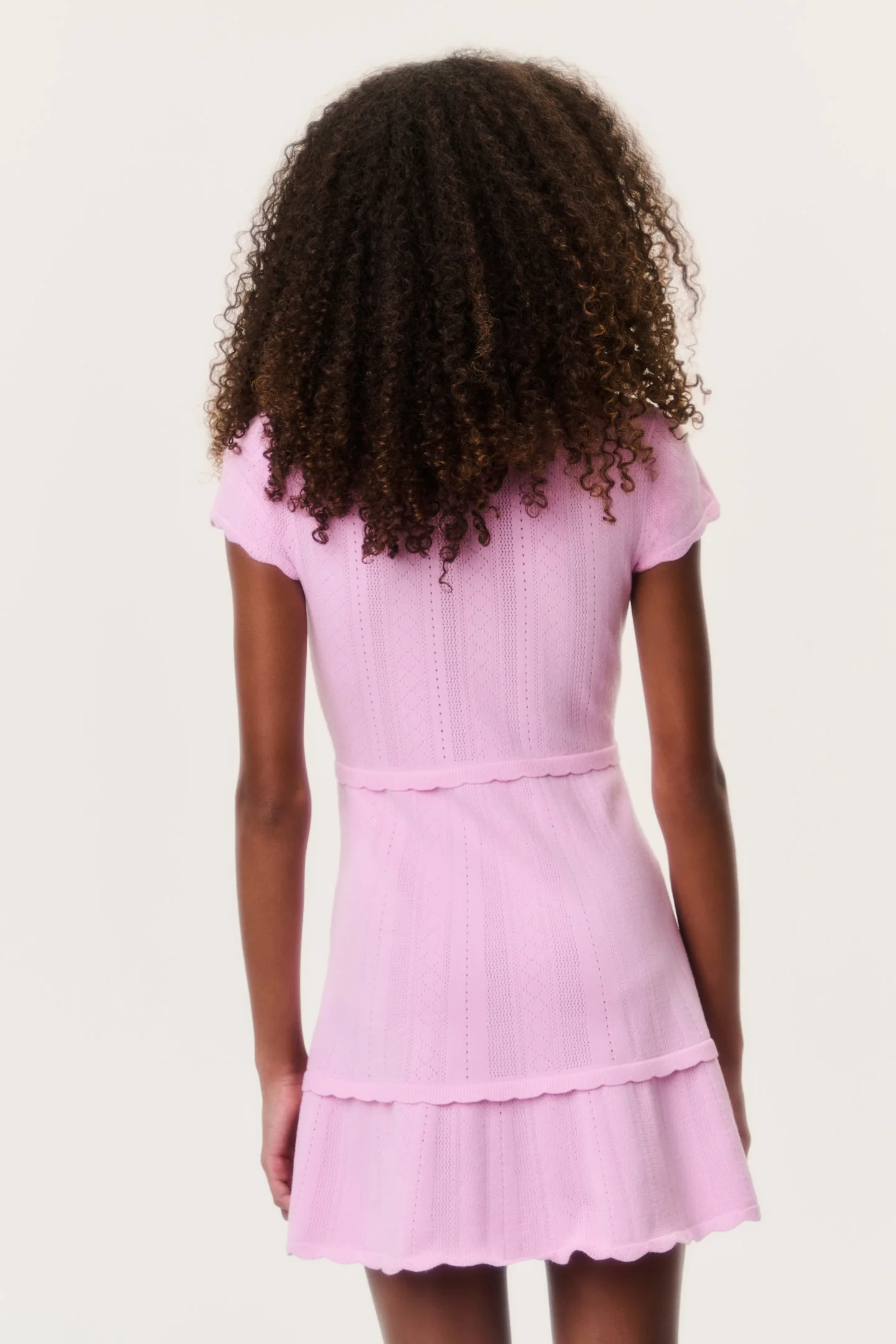 Tween Stretch Pointelle Jovie Dress - Image 3