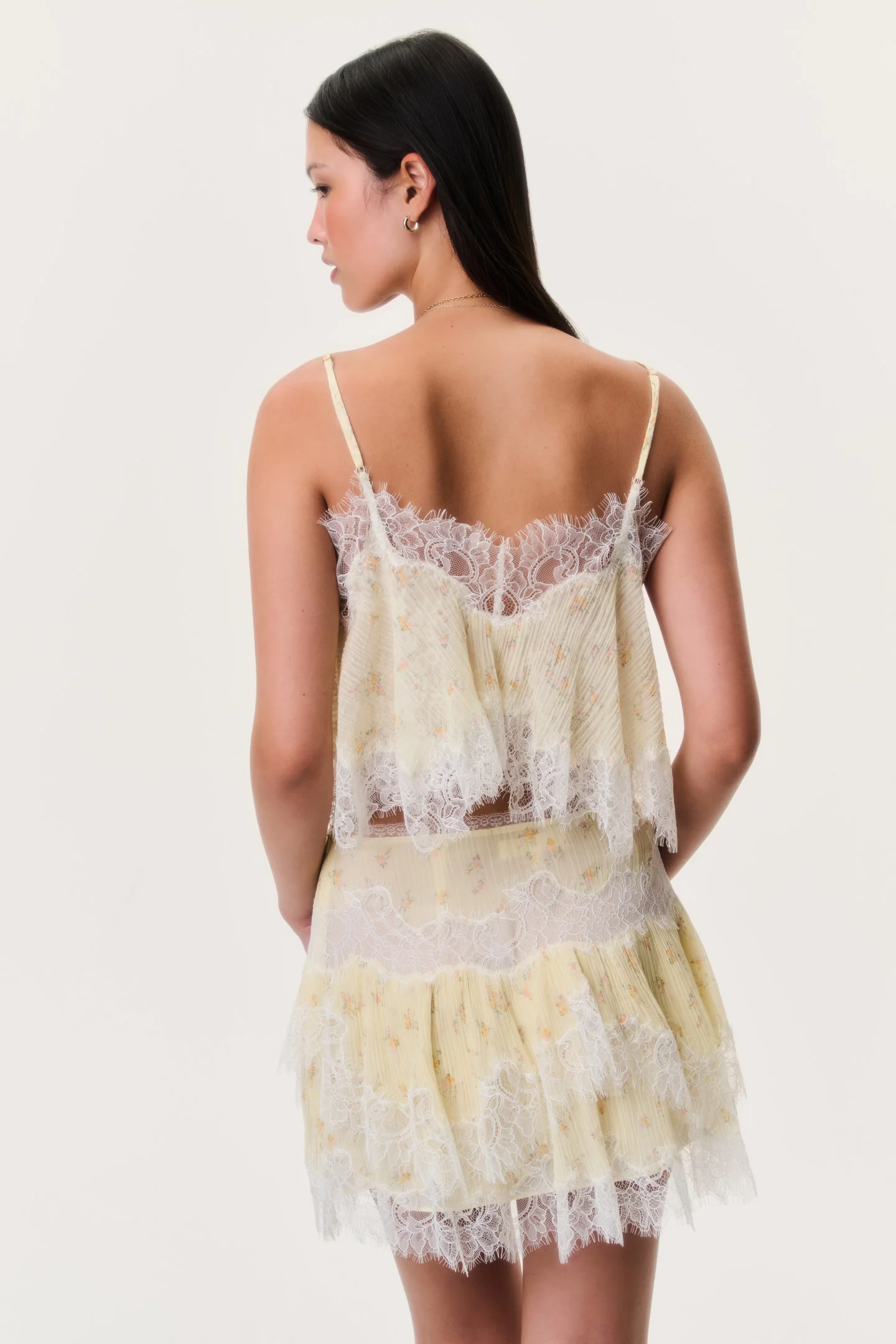 Kellison Cotton-Silk Mini Skirt - Image 4