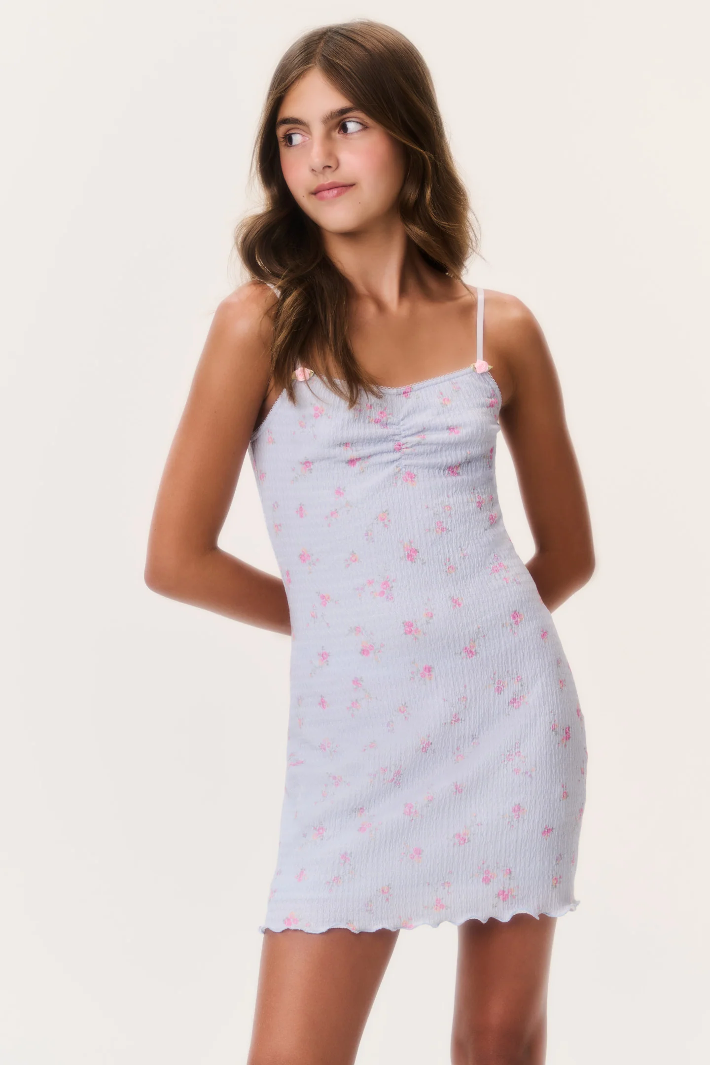 Tween Floral Jersey Langer Dress - Image 2