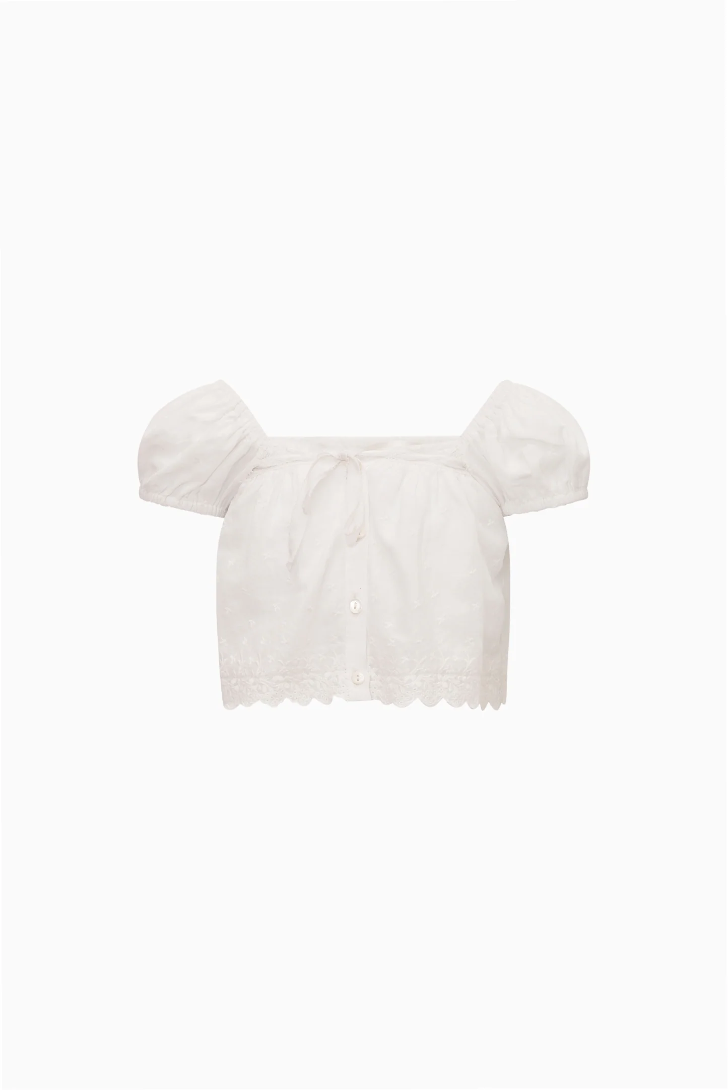 Little Girls Cotton Lace Leonna Top - Image 5
