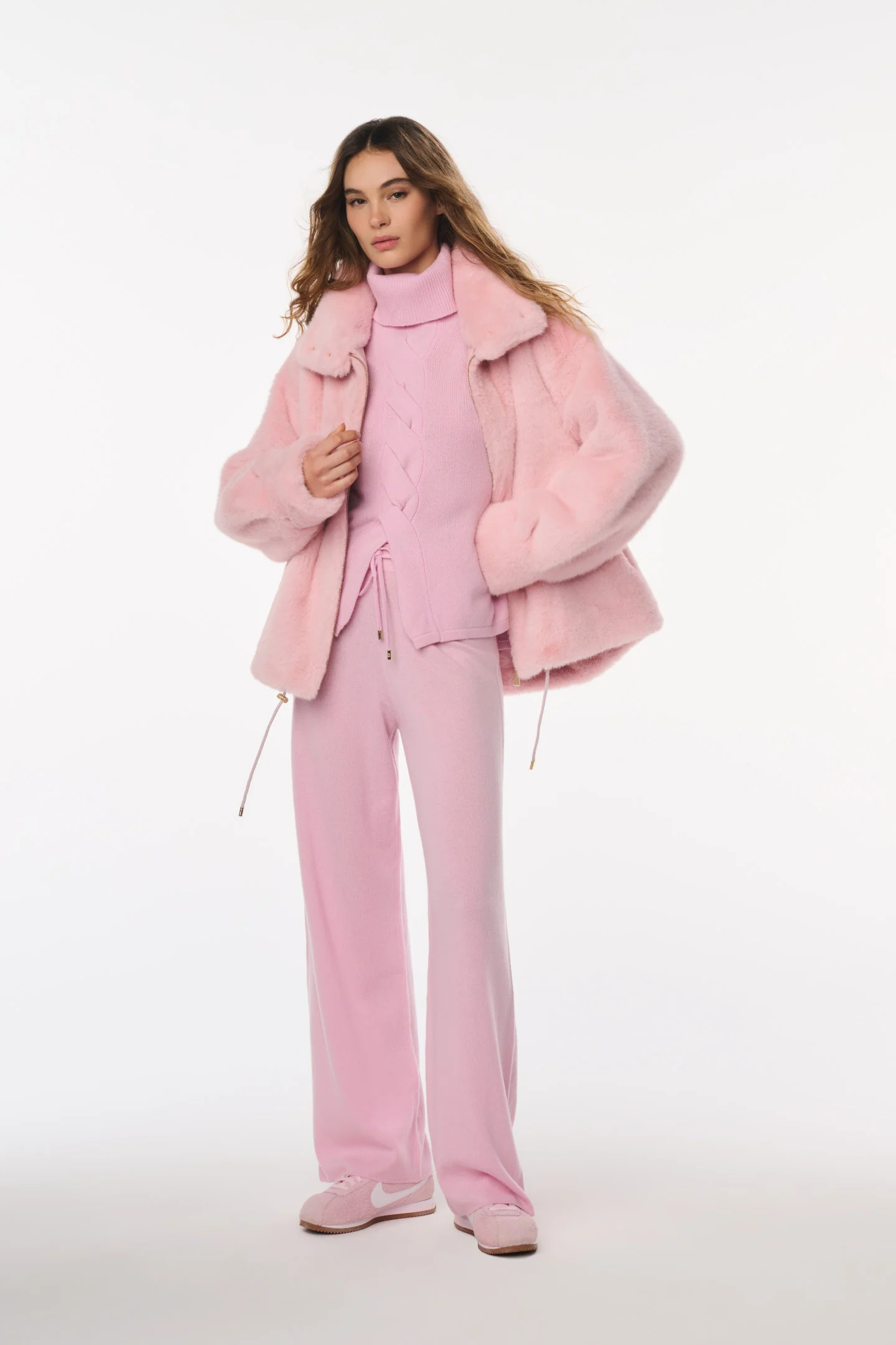 LoveShackFancy x MAX&MOI Vanessa Faux Fur Jacket - Image 4