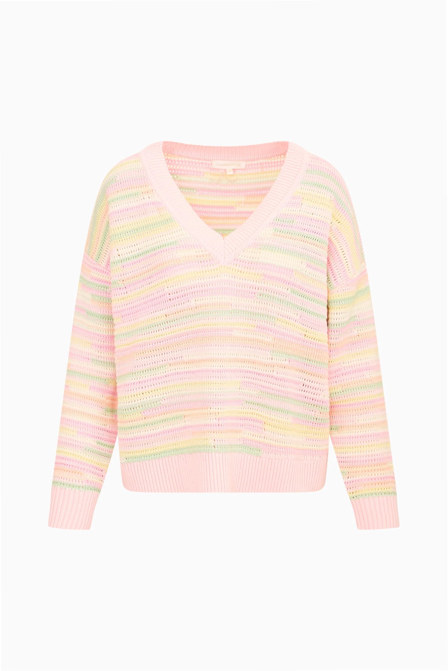 Marlieanna Striped Crochet Pullover - Image 6