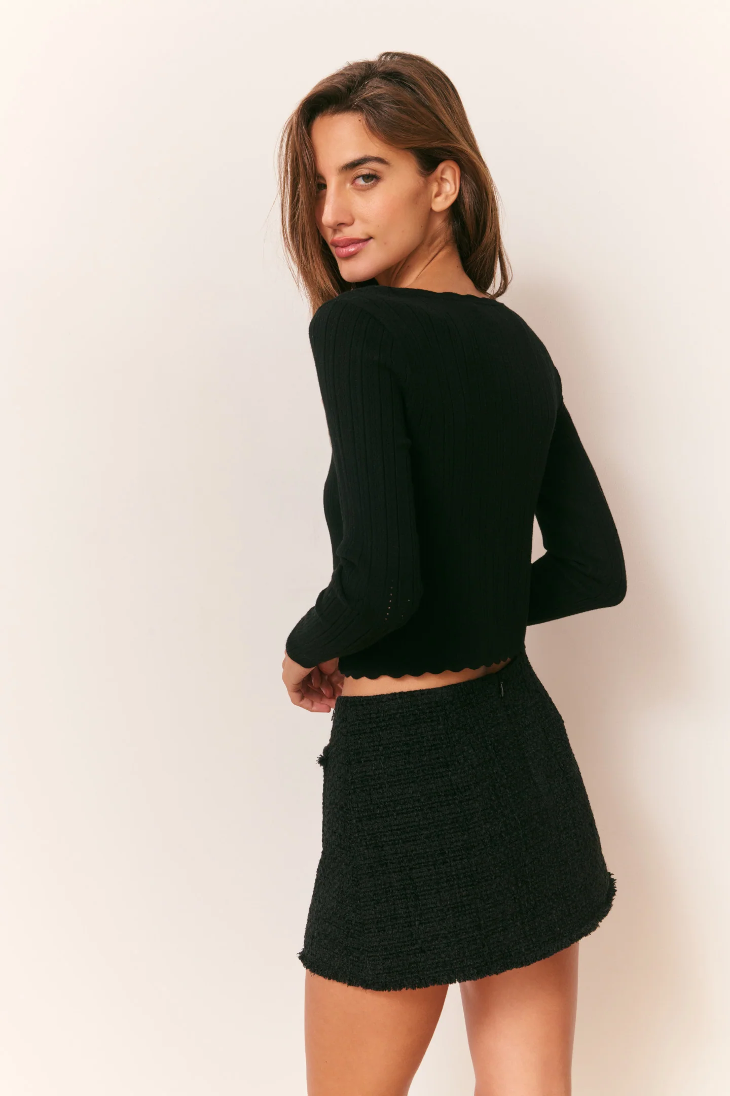 Martti Stretch Pointelle Cardigan - Image 17