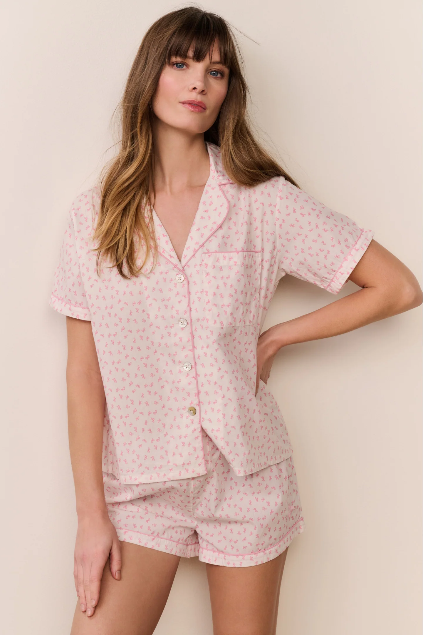Midnight Haze Polo PJ Short Set - Image 2