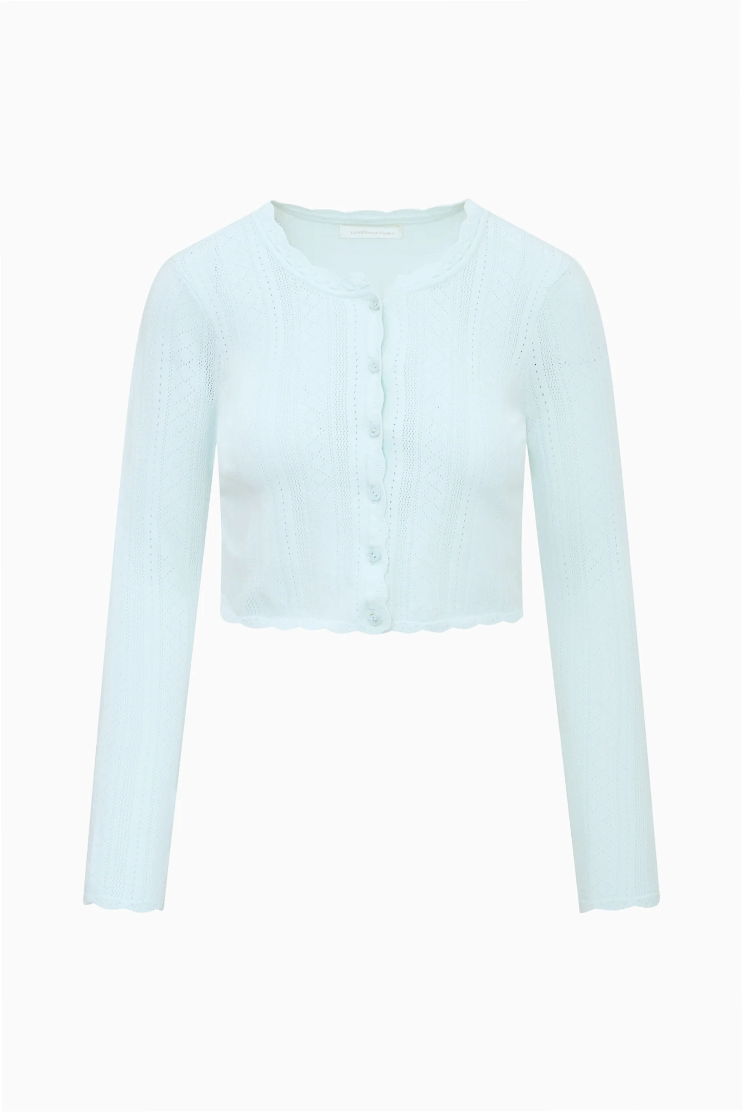 Nadiya Stretch Pointelle Cardigan - Image 8