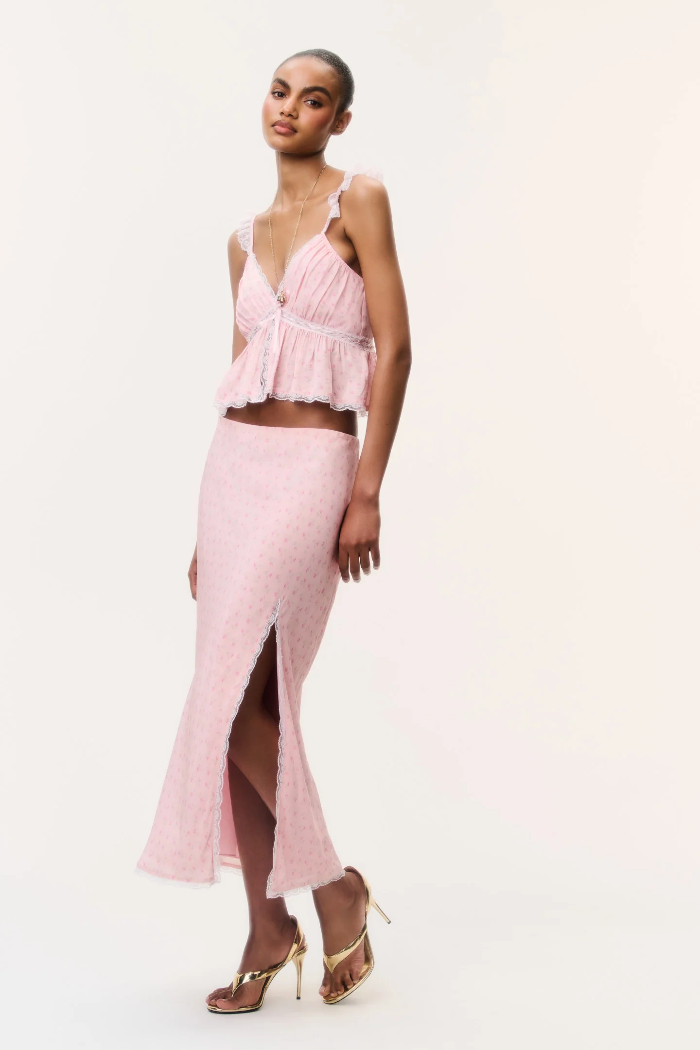 Nicoleta Floral Crepe Top - Image 4