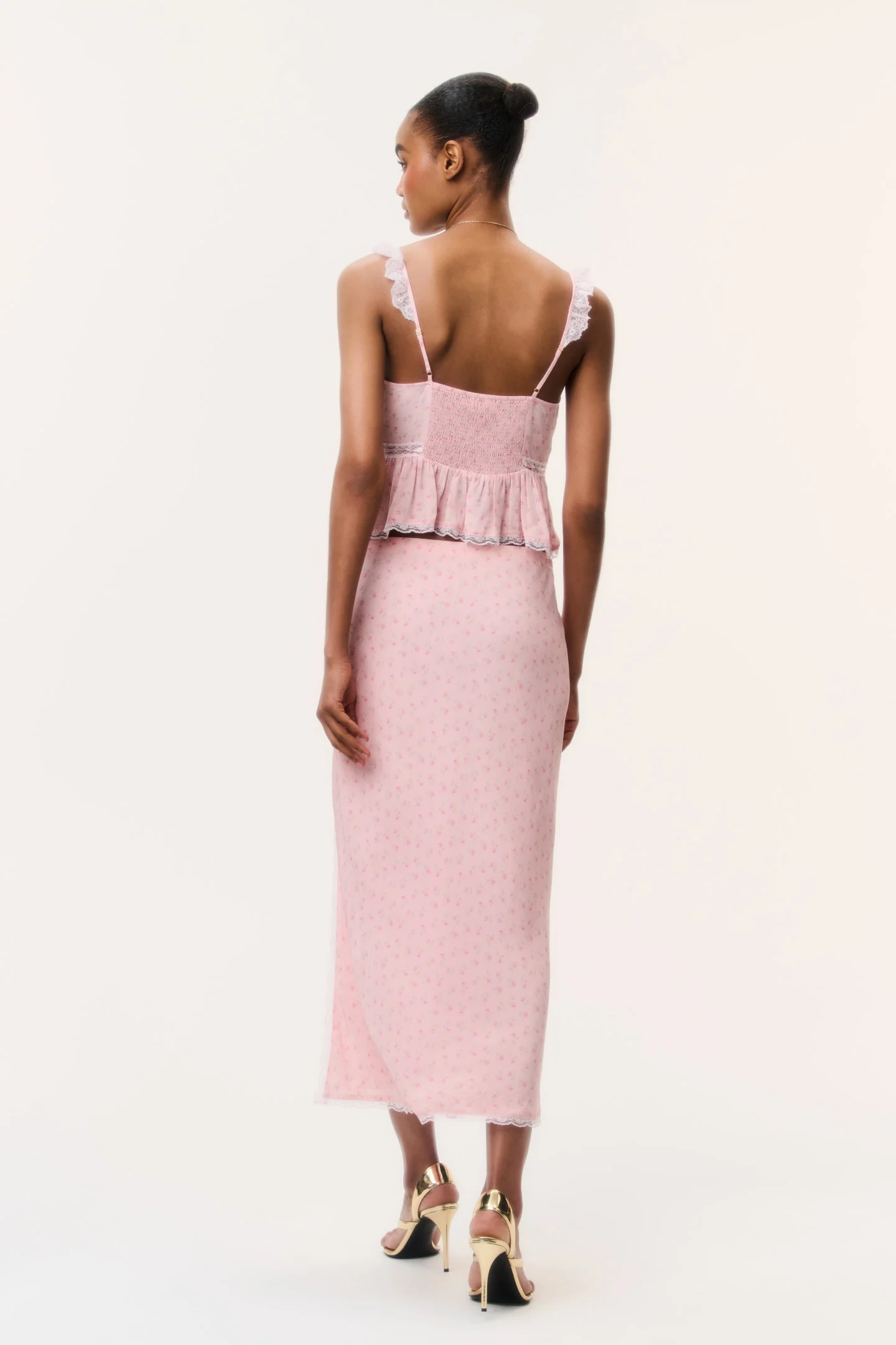 Nicoleta Floral Crepe Top - Image 5