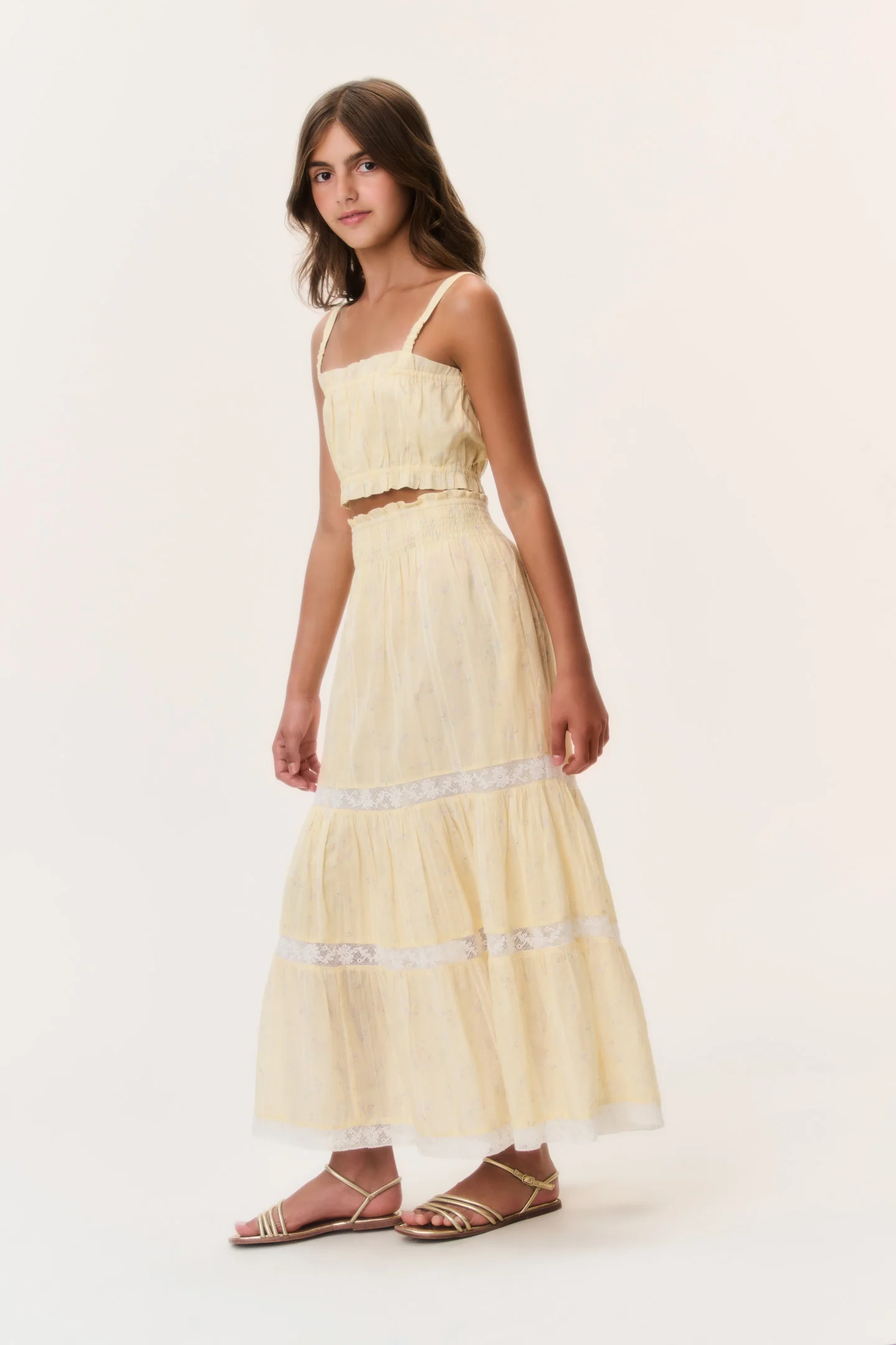 Tween Ditsy Floral Olyndra Skirt - Image 3