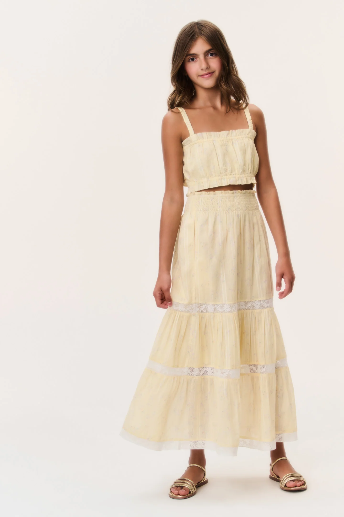 Tween Ditsy Floral Olyndra Skirt - Image 4