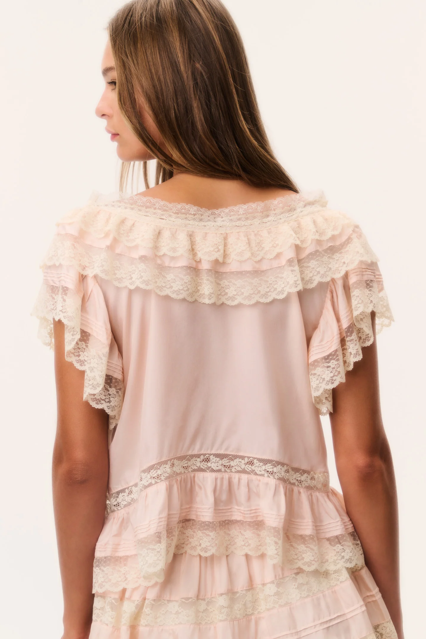 Persine Silk Ruffle Top - Image 10