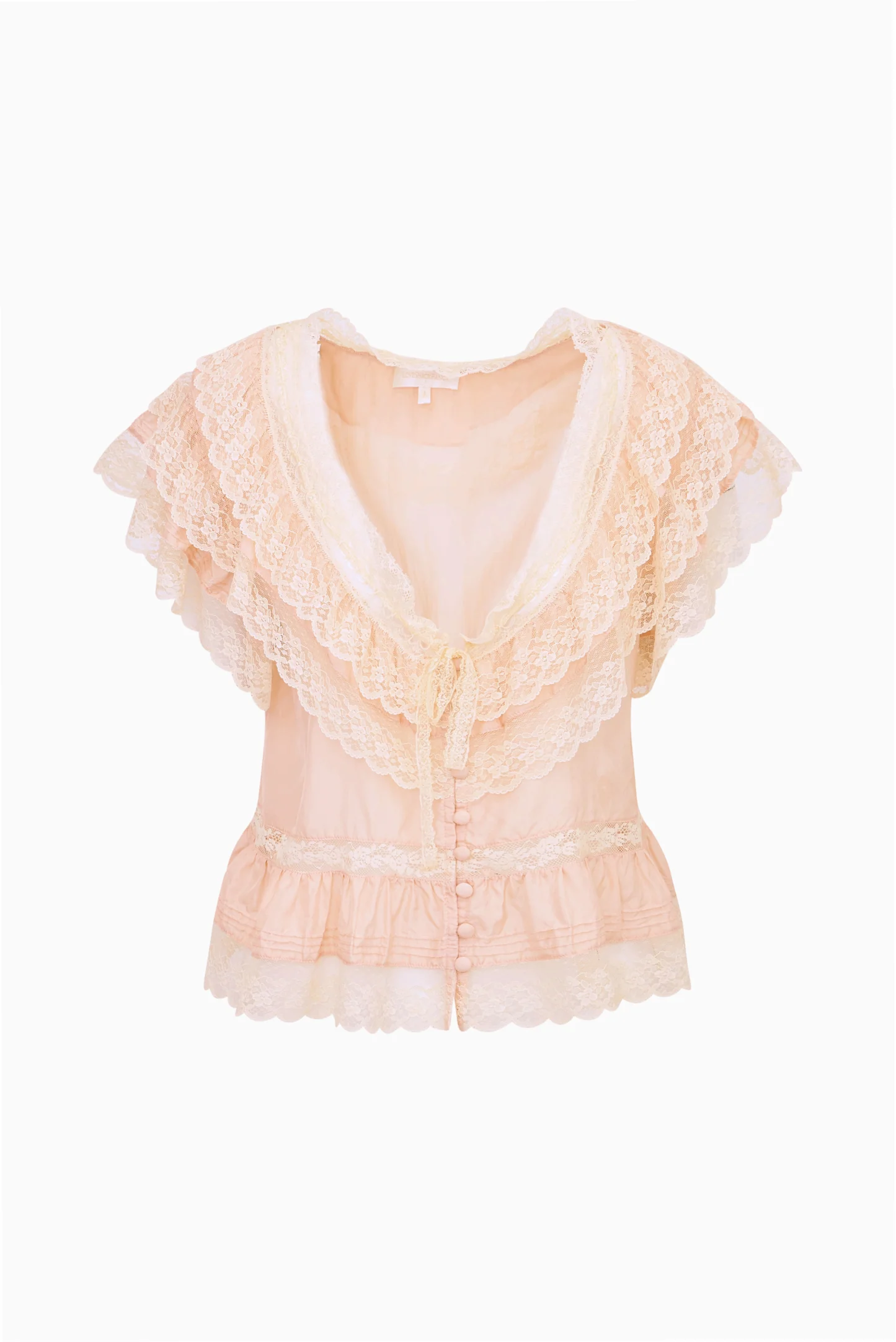 Persine Silk Ruffle Top - Image 11