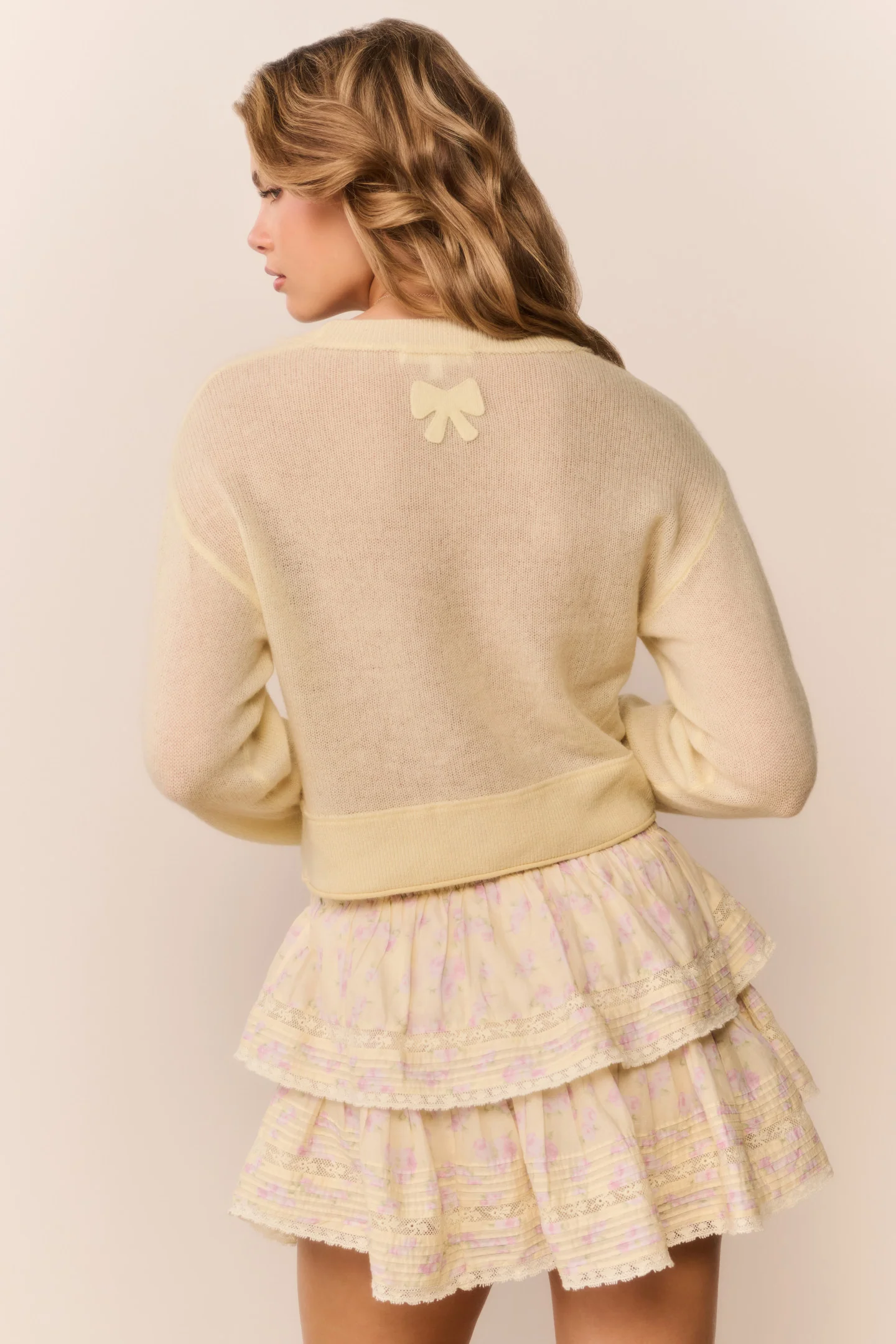 Blooming Floral Ruffle Mini Skirt - Image 4