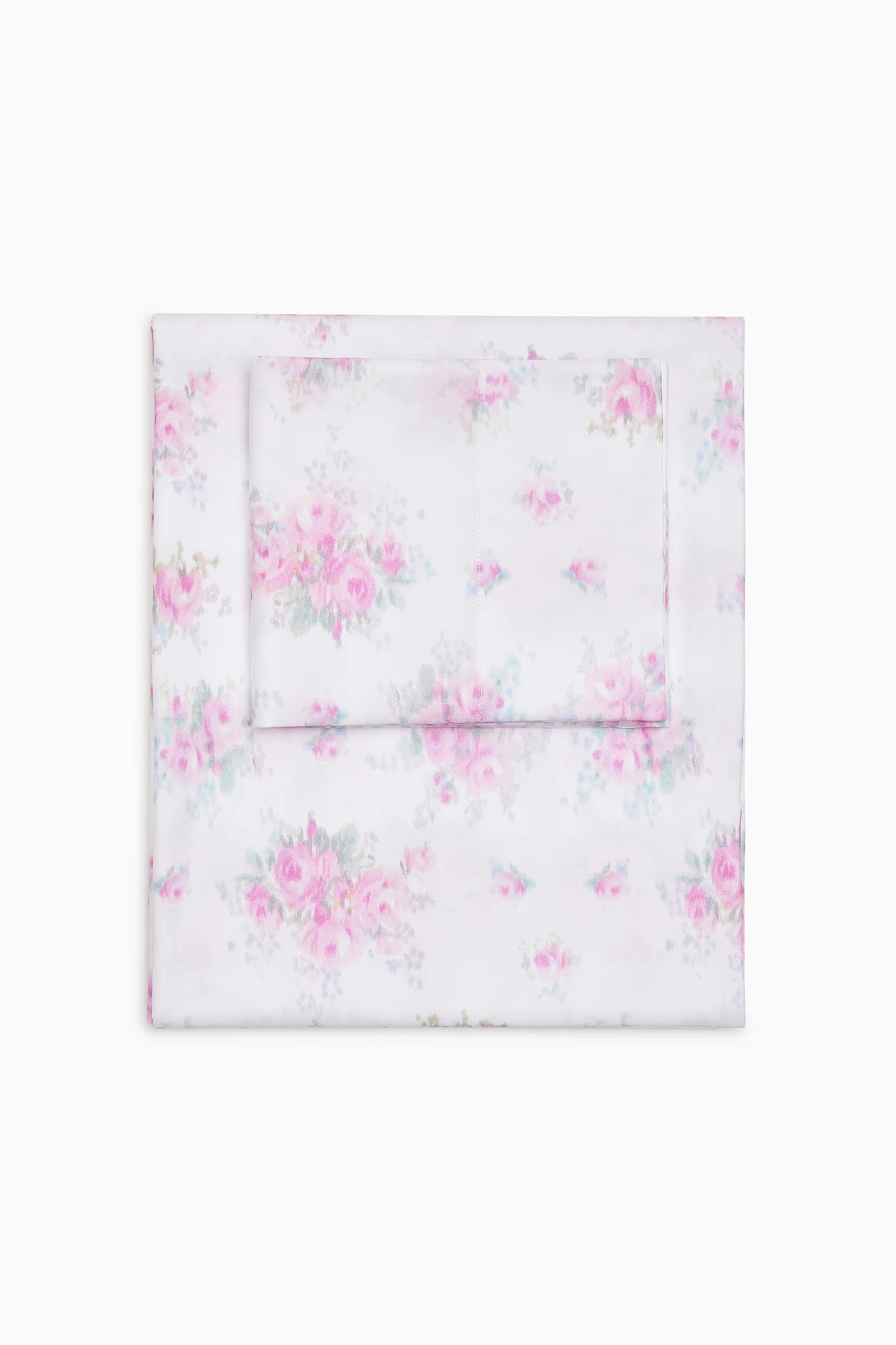 Floral Cotton Sateen Sheet Set - Image 6