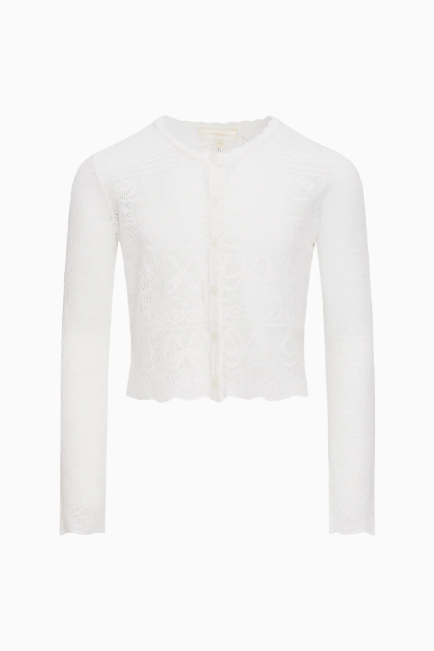Girls Sookie Bow Pointelle Cardigan