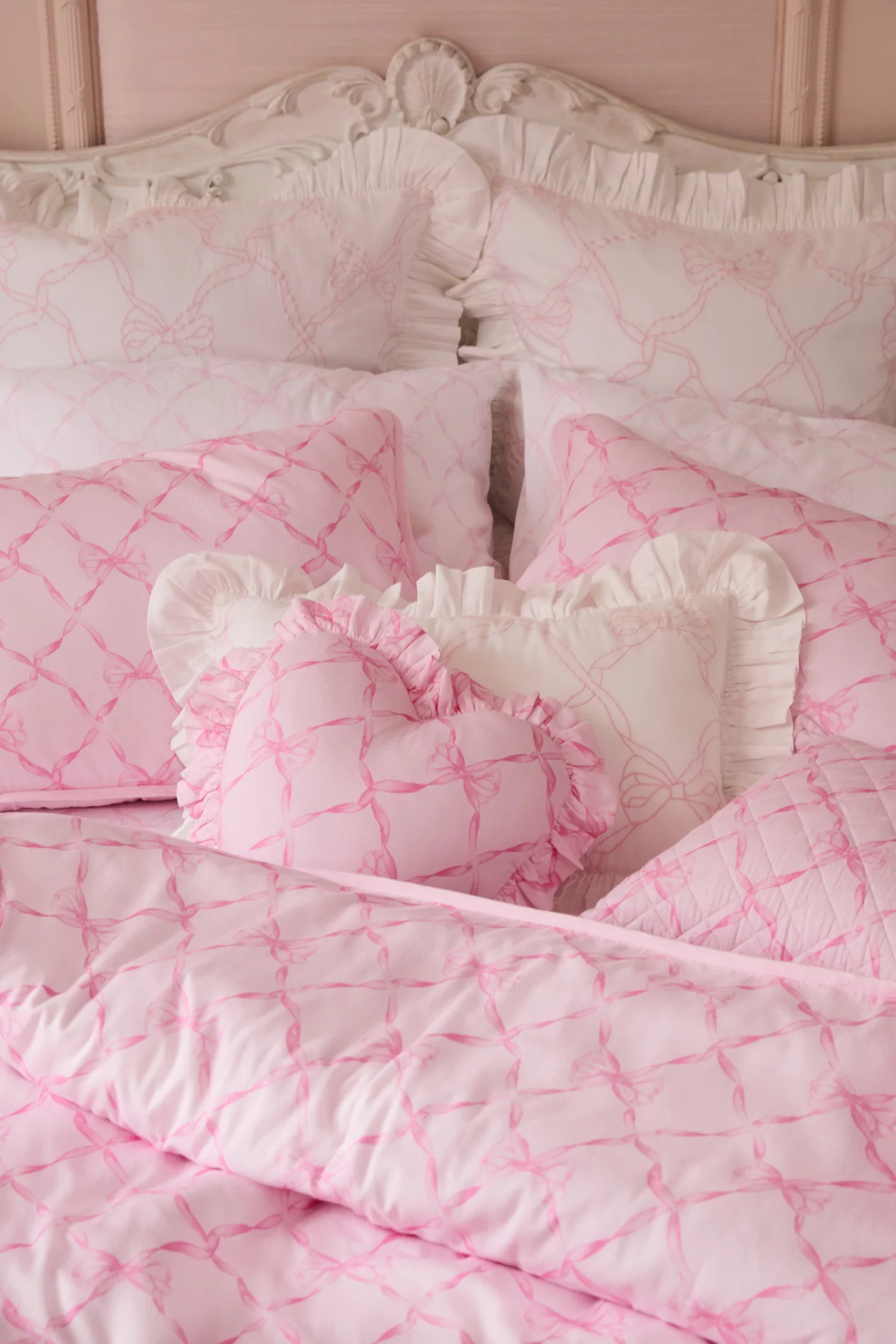 Sweetheart Printed Duvet Cover + Sham Set - Image 4