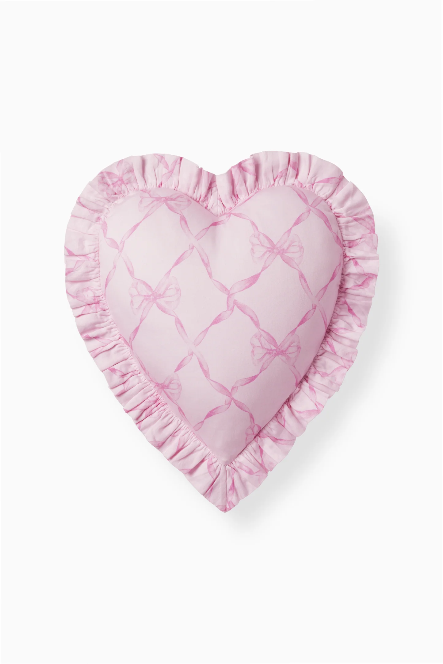 Sweetheart Ruffle Heart Pillow - Image 2