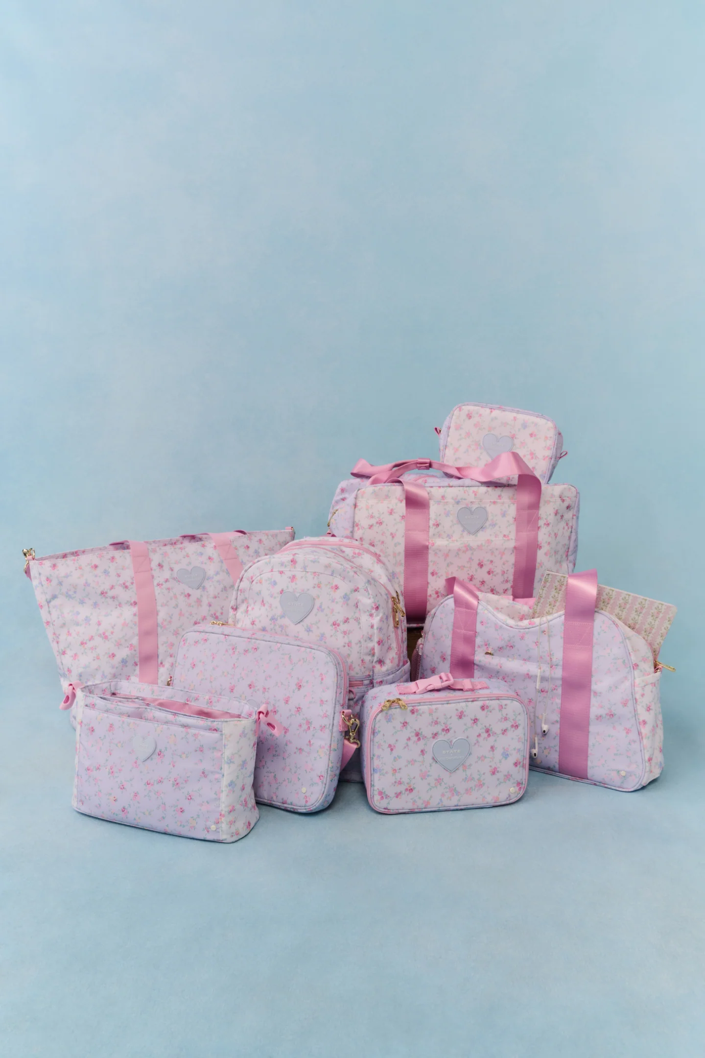STATE x LoveShackFancy Floral Travel Pouch Set - Image 2