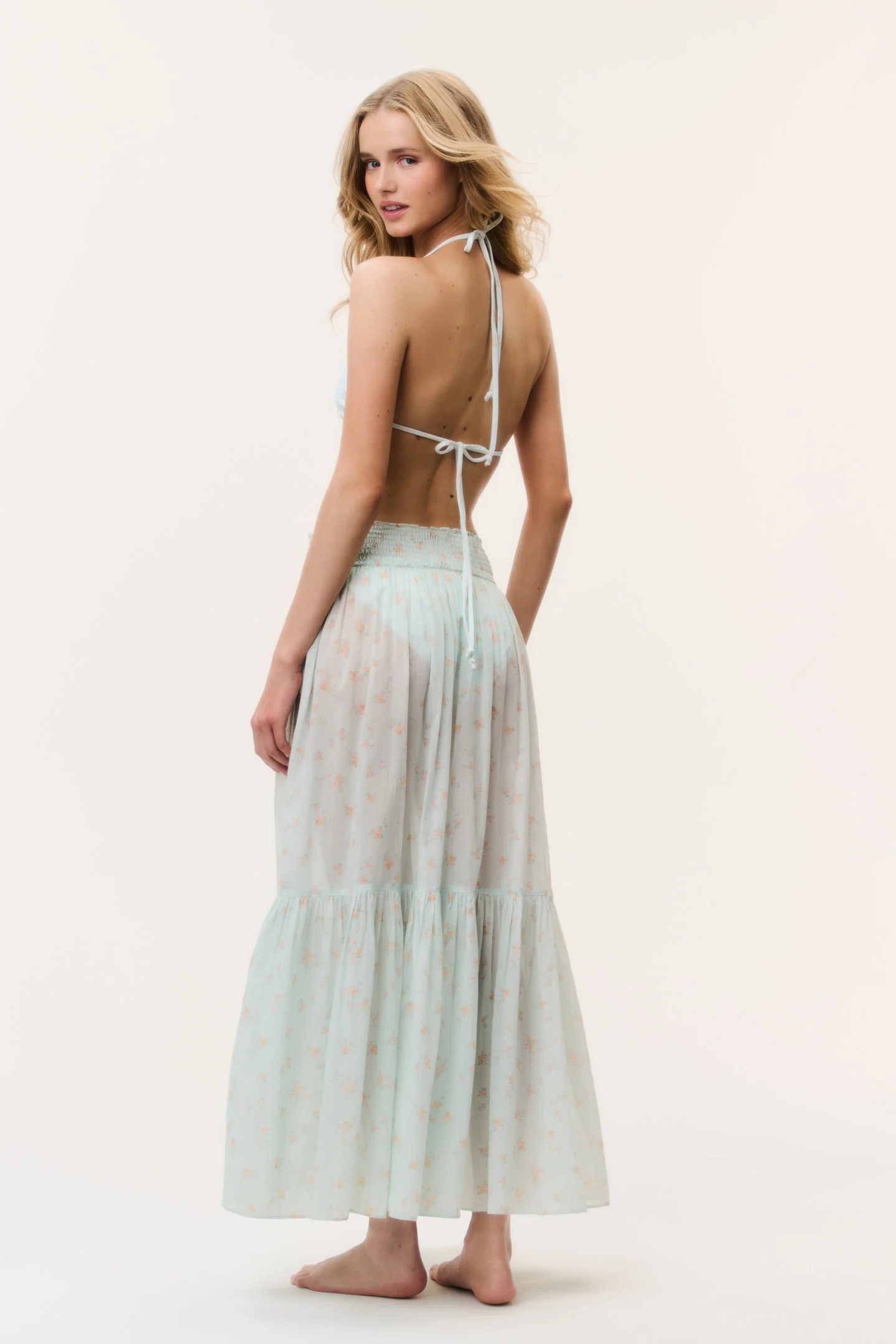Umber Cotton Cover-Up Skirt - Image 5